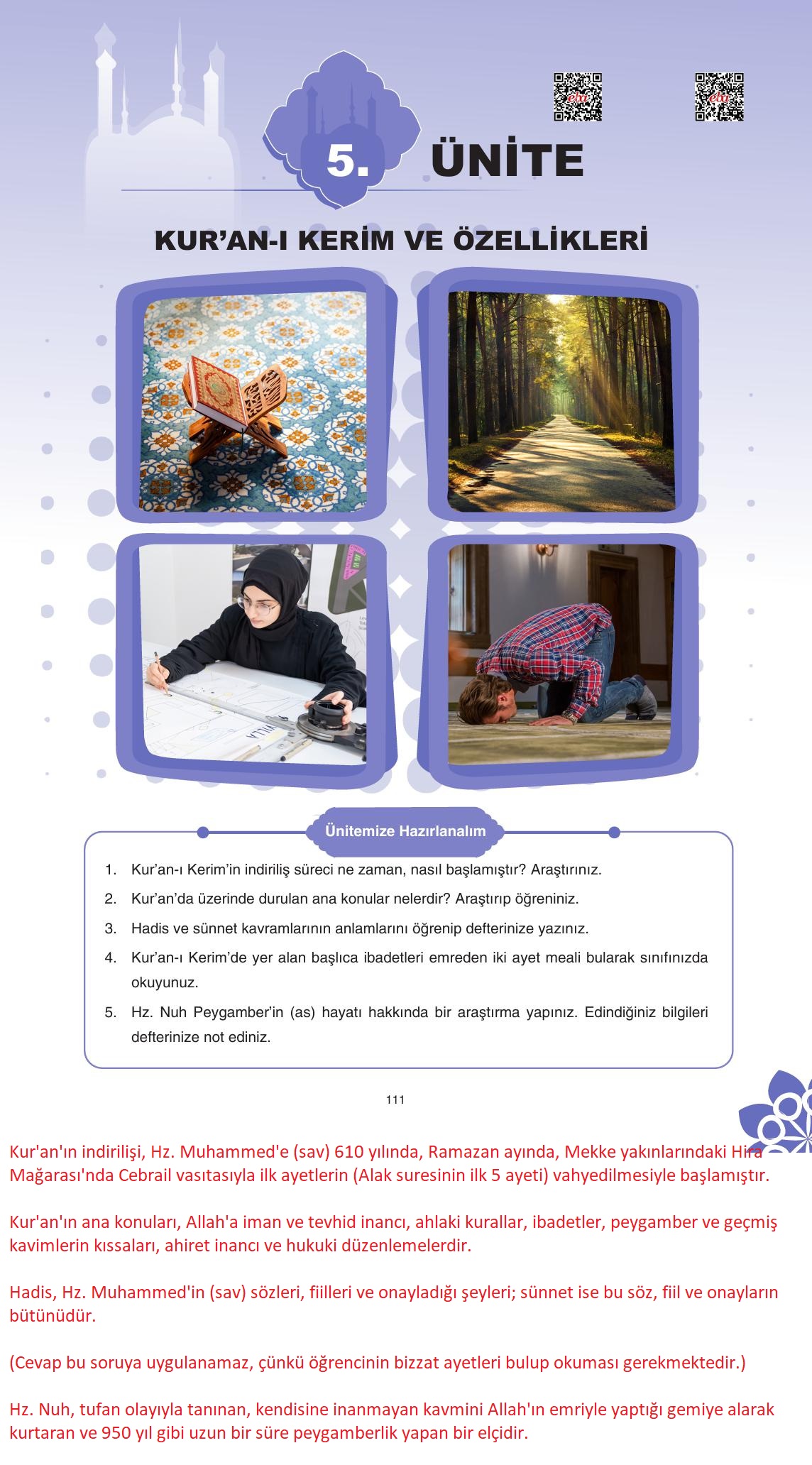 8. Sınıf Sdr İpekyolu Yayıncılık Din Kültürü Ve Ahlak Bilgisi Ders Kitabı Sayfa 112 Cevapları