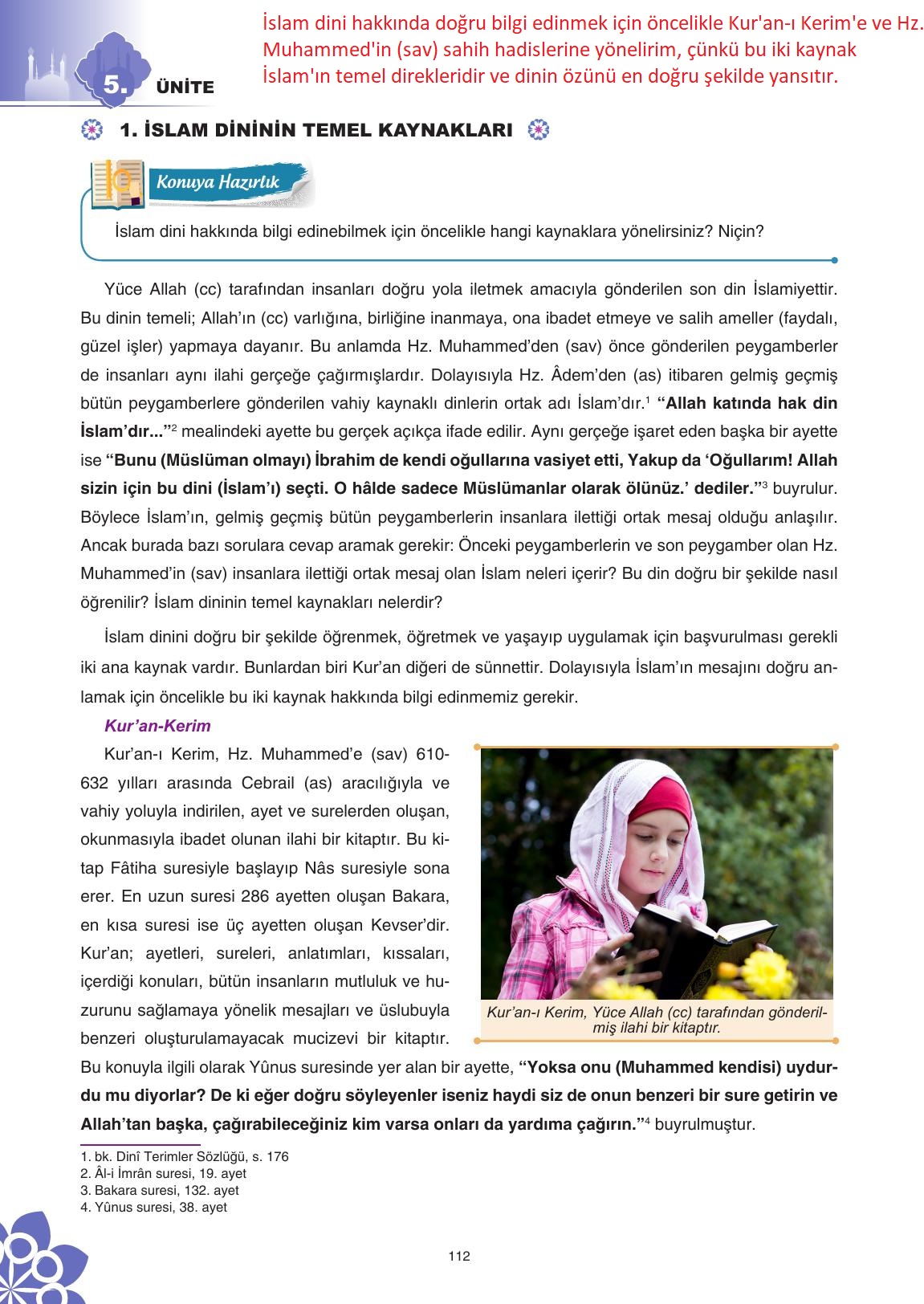 8. Sınıf Sdr İpekyolu Yayıncılık Din Kültürü Ve Ahlak Bilgisi Ders Kitabı Sayfa 113 Cevapları