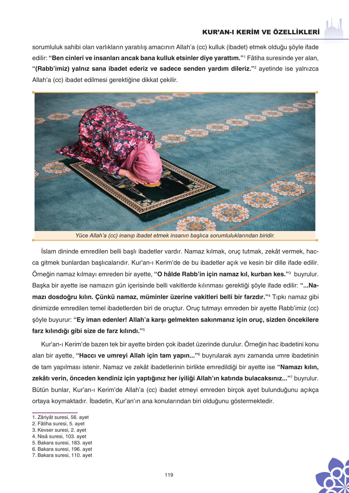 8. Sınıf Sdr İpekyolu Yayıncılık Din Kültürü Ve Ahlak Bilgisi Ders Kitabı Sayfa 120 Cevapları