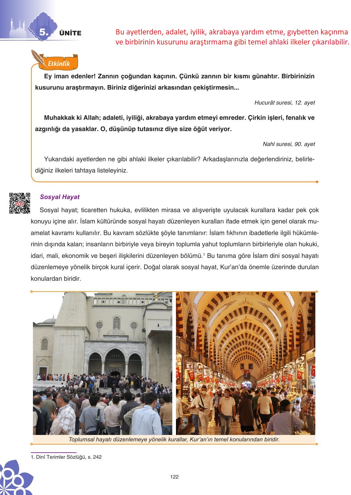 8. Sınıf Sdr İpekyolu Yayıncılık Din Kültürü Ve Ahlak Bilgisi Ders Kitabı Sayfa 123 Cevapları