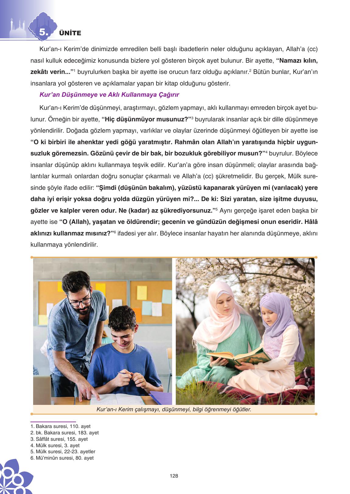 8. Sınıf Sdr İpekyolu Yayıncılık Din Kültürü Ve Ahlak Bilgisi Ders Kitabı Sayfa 129 Cevapları