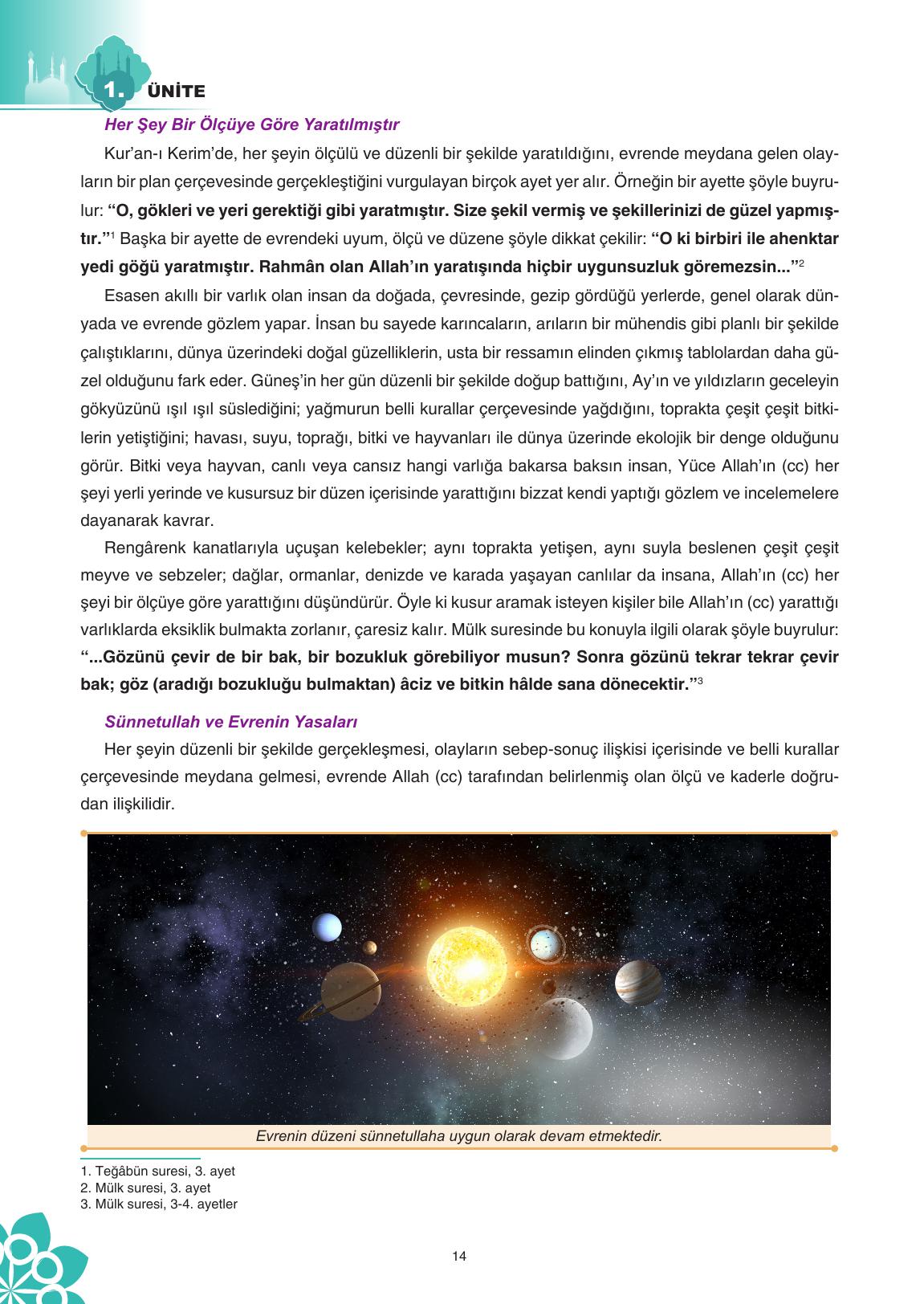 8. Sınıf Sdr İpekyolu Yayıncılık Din Kültürü Ve Ahlak Bilgisi Ders Kitabı Sayfa 15 Cevapları