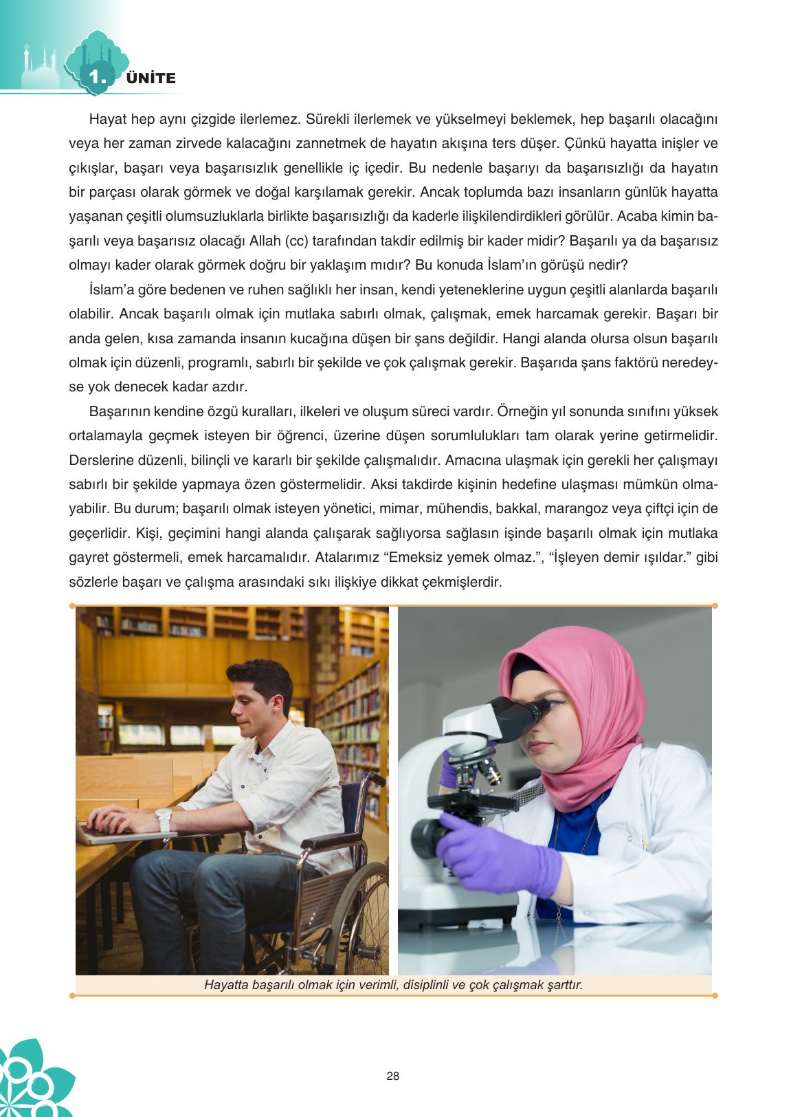 8. Sınıf Sdr İpekyolu Yayıncılık Din Kültürü Ve Ahlak Bilgisi Ders Kitabı Sayfa 29 Cevapları