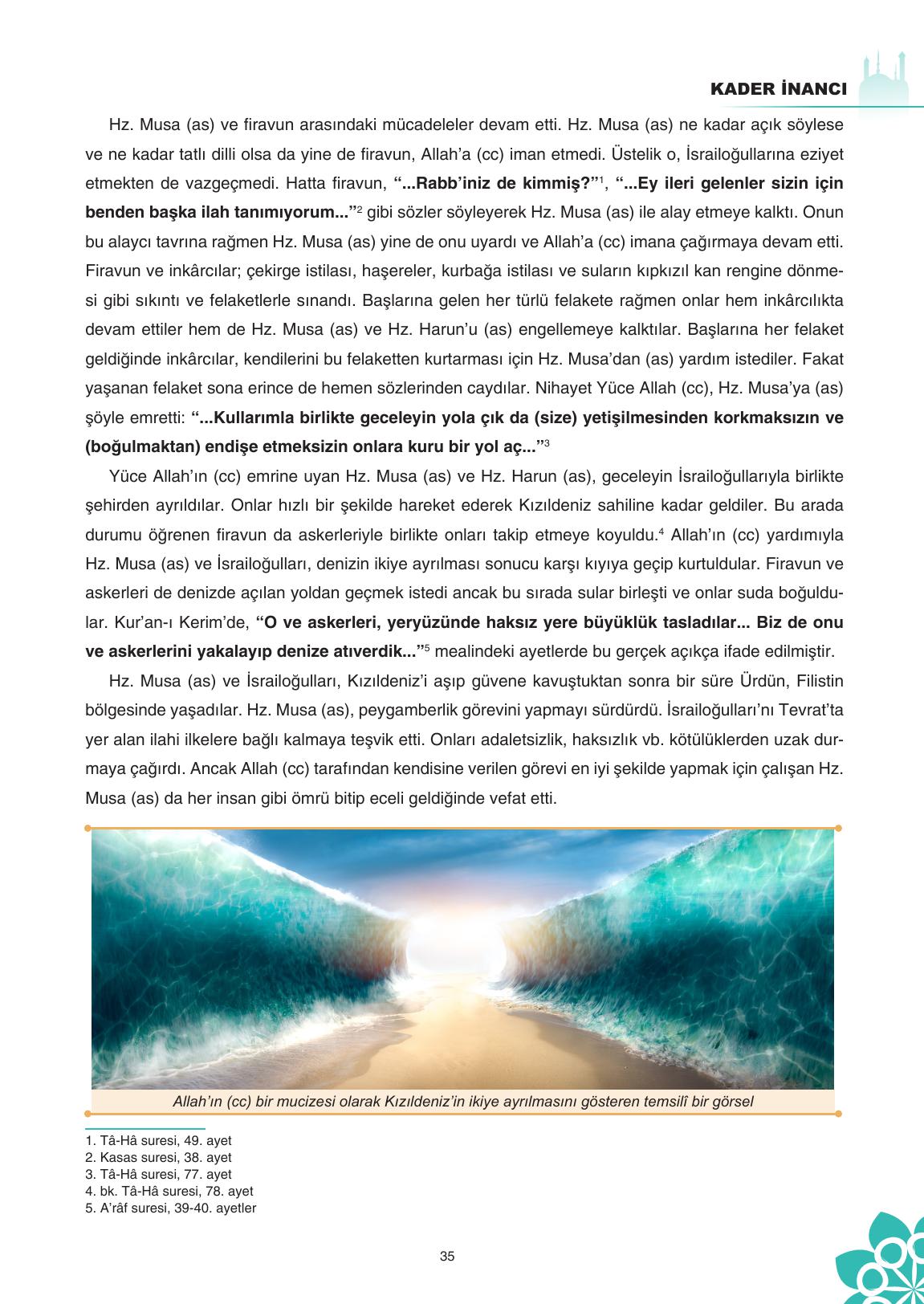 8. Sınıf Sdr İpekyolu Yayıncılık Din Kültürü Ve Ahlak Bilgisi Ders Kitabı Sayfa 36 Cevapları