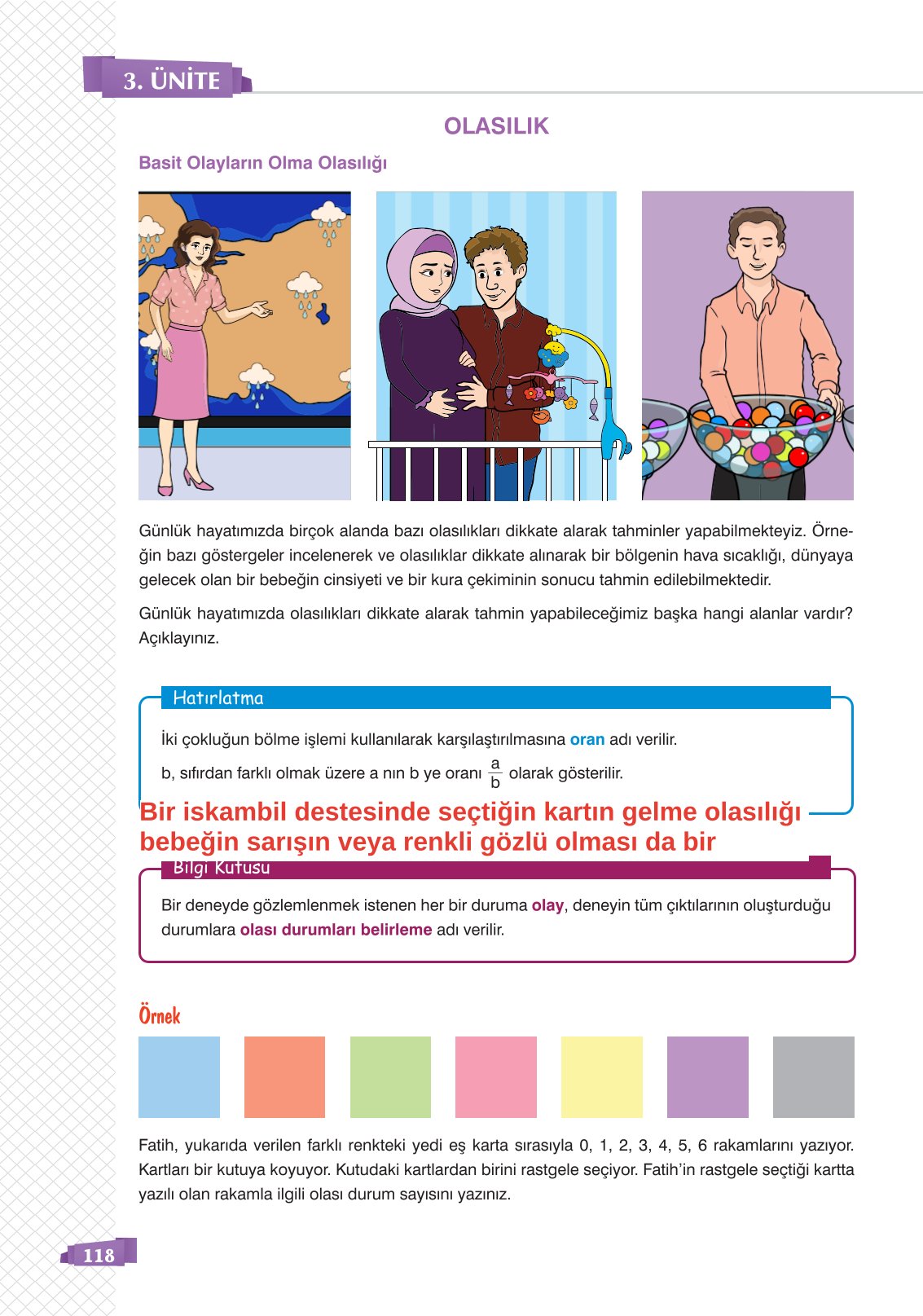 8. Sınıf Sonuç Yayınları Matematik Ders Kitabı Sayfa 118 Cevapları