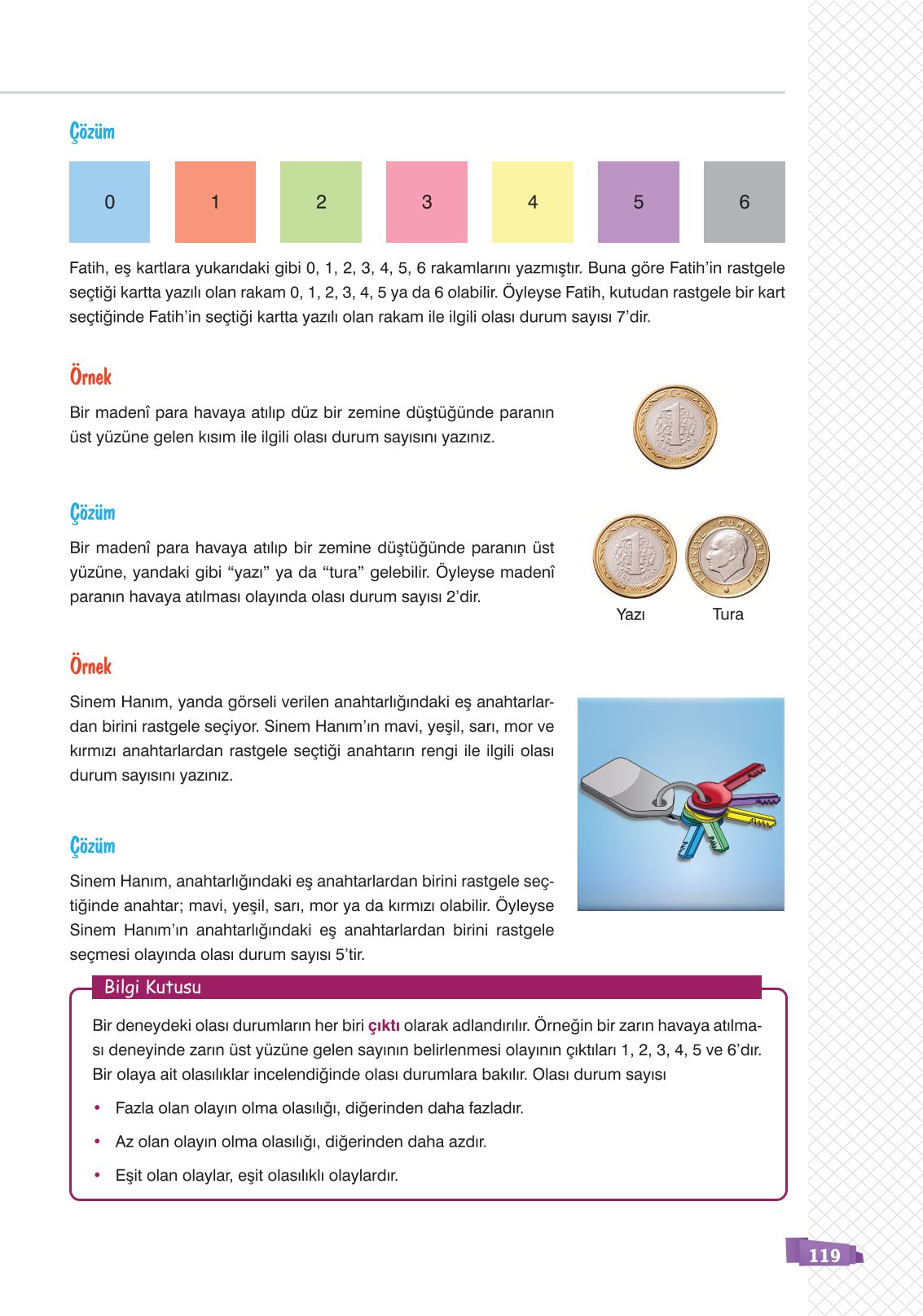 8. Sınıf Sonuç Yayınları Matematik Ders Kitabı Sayfa 119 Cevapları 8. Sınıf Sonuç Yayınları Matematik Ders Kitabı Sayfa 119 Cevapları