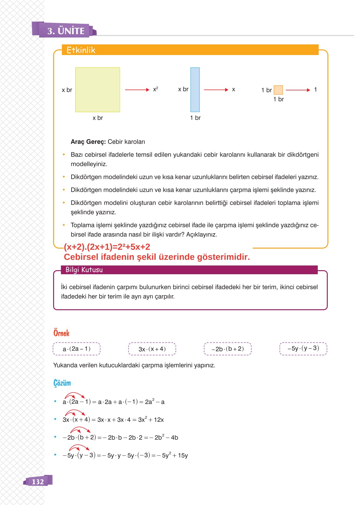 8. Sınıf Sonuç Yayınları Matematik Ders Kitabı Sayfa 132 Cevapları