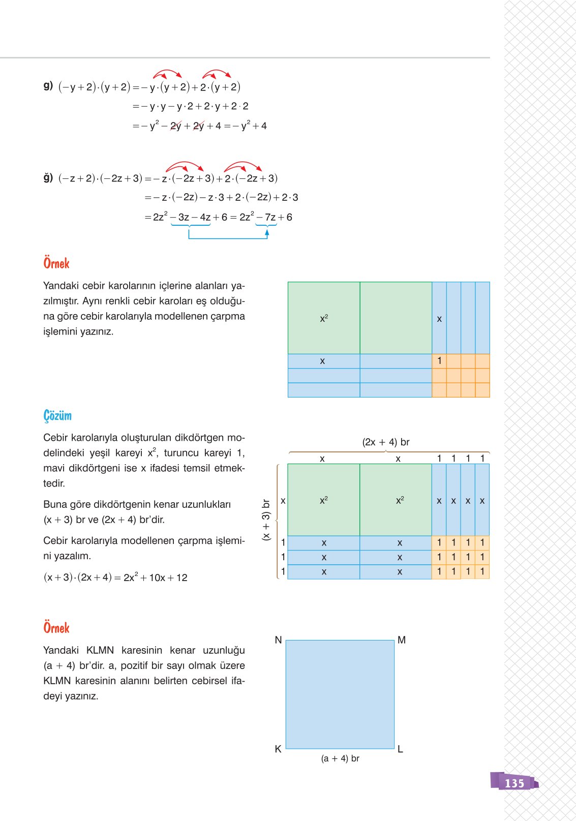 8. Sınıf Sonuç Yayınları Matematik Ders Kitabı Sayfa 135 Cevapları