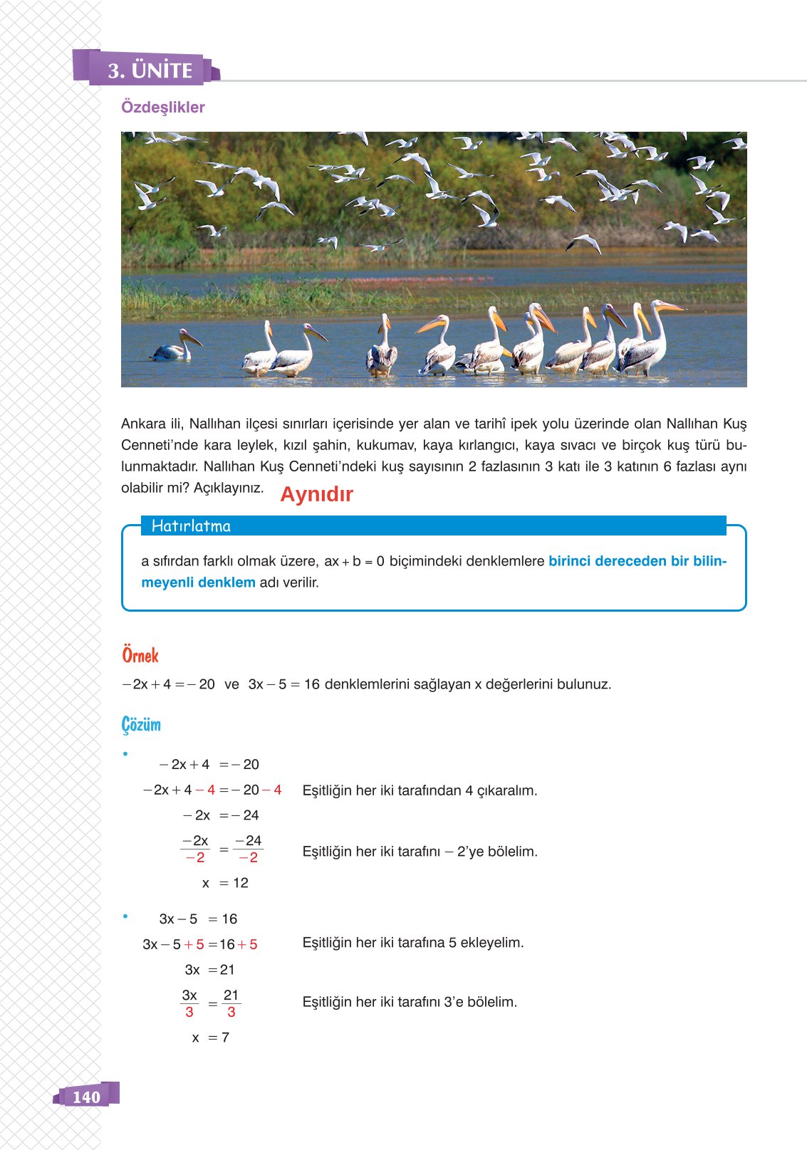 8. Sınıf Sonuç Yayınları Matematik Ders Kitabı Sayfa 140 Cevapları