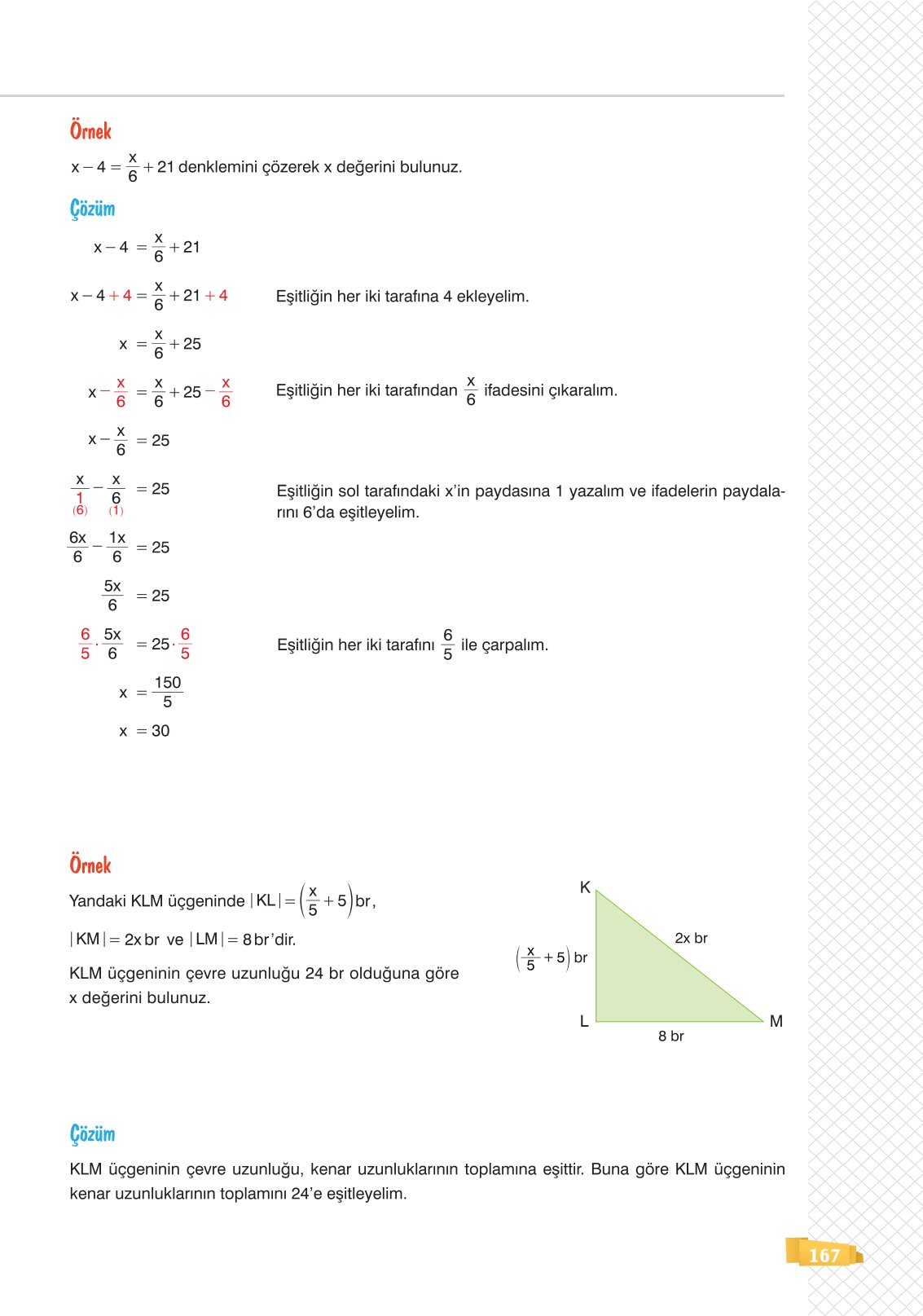 8. Sınıf Sonuç Yayınları Matematik Ders Kitabı Sayfa 167 Cevapları 8. Sınıf Sonuç Yayınları Matematik Ders Kitabı Sayfa 167 Cevapları