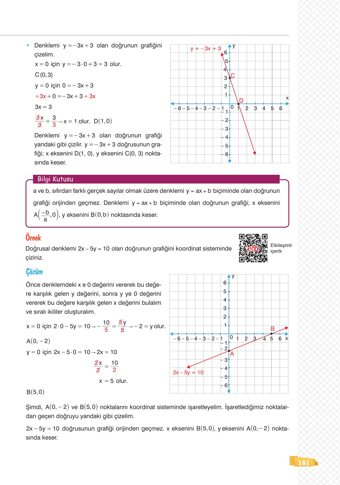 8. Sınıf Sonuç Yayınları Matematik Ders Kitabı Sayfa 181 Cevapları