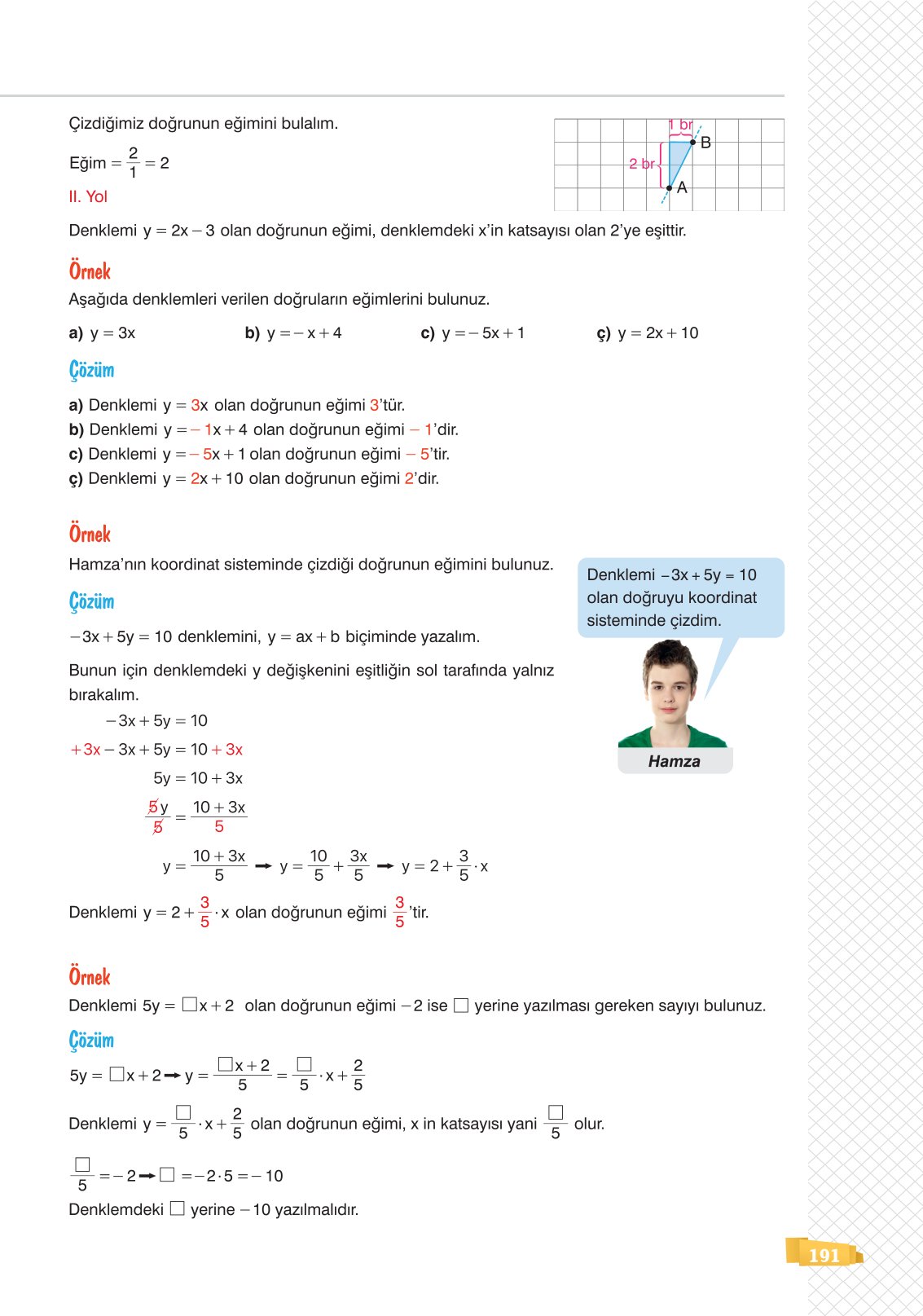 8. Sınıf Sonuç Yayınları Matematik Ders Kitabı Sayfa 191 Cevapları 8. Sınıf Sonuç Yayınları Matematik Ders Kitabı Sayfa 191 Cevapları