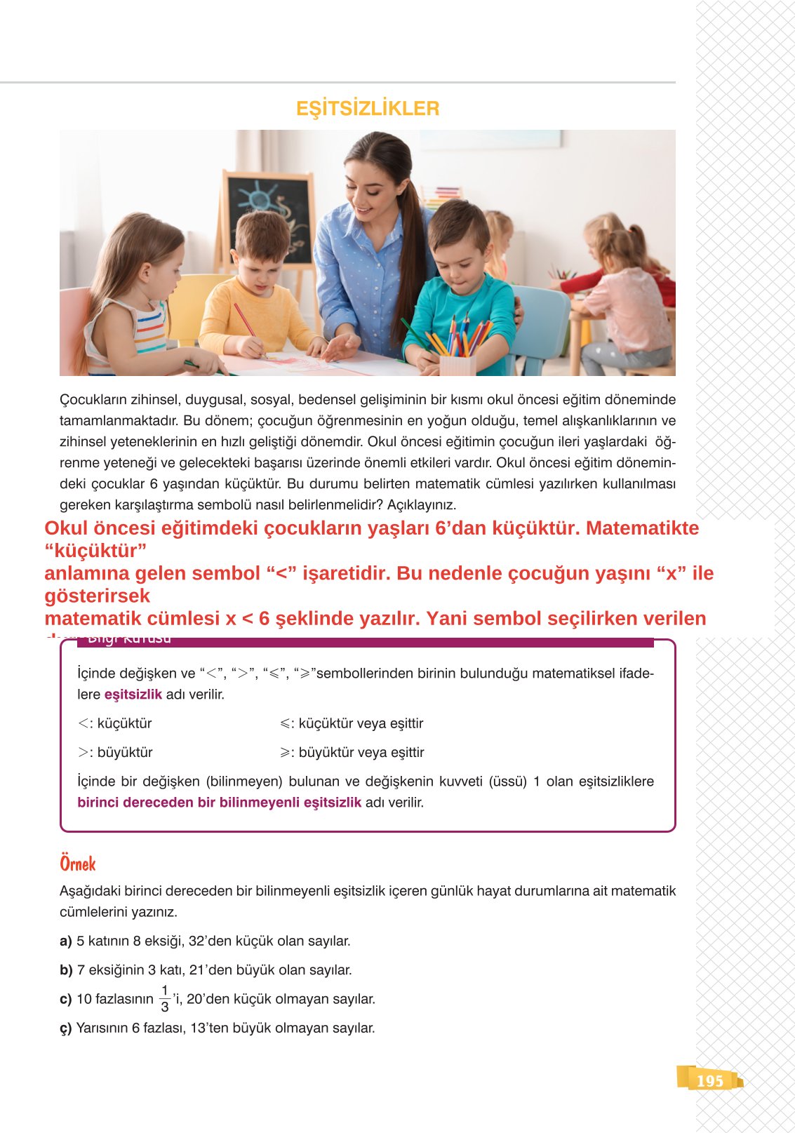 8. Sınıf Sonuç Yayınları Matematik Ders Kitabı Sayfa 195 Cevapları