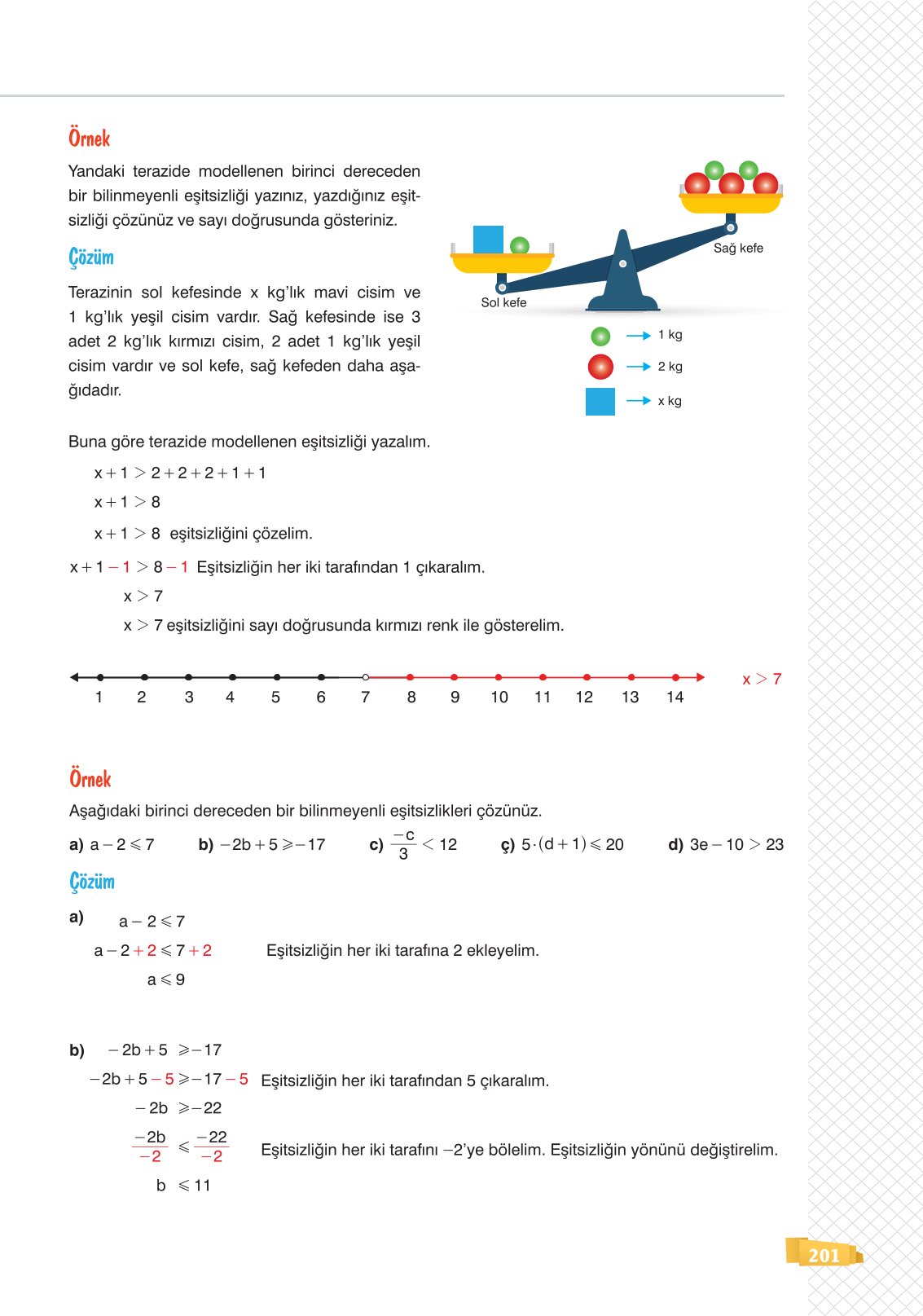 8. Sınıf Sonuç Yayınları Matematik Ders Kitabı Sayfa 201 Cevapları
