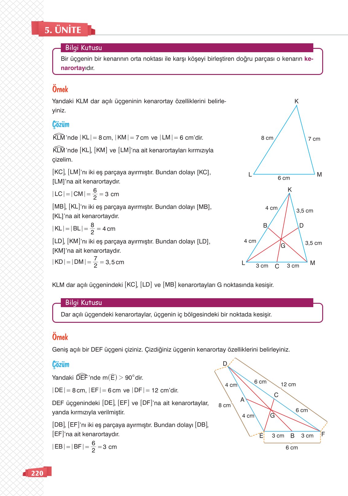 8. Sınıf Sonuç Yayınları Matematik Ders Kitabı Sayfa 220 Cevapları
