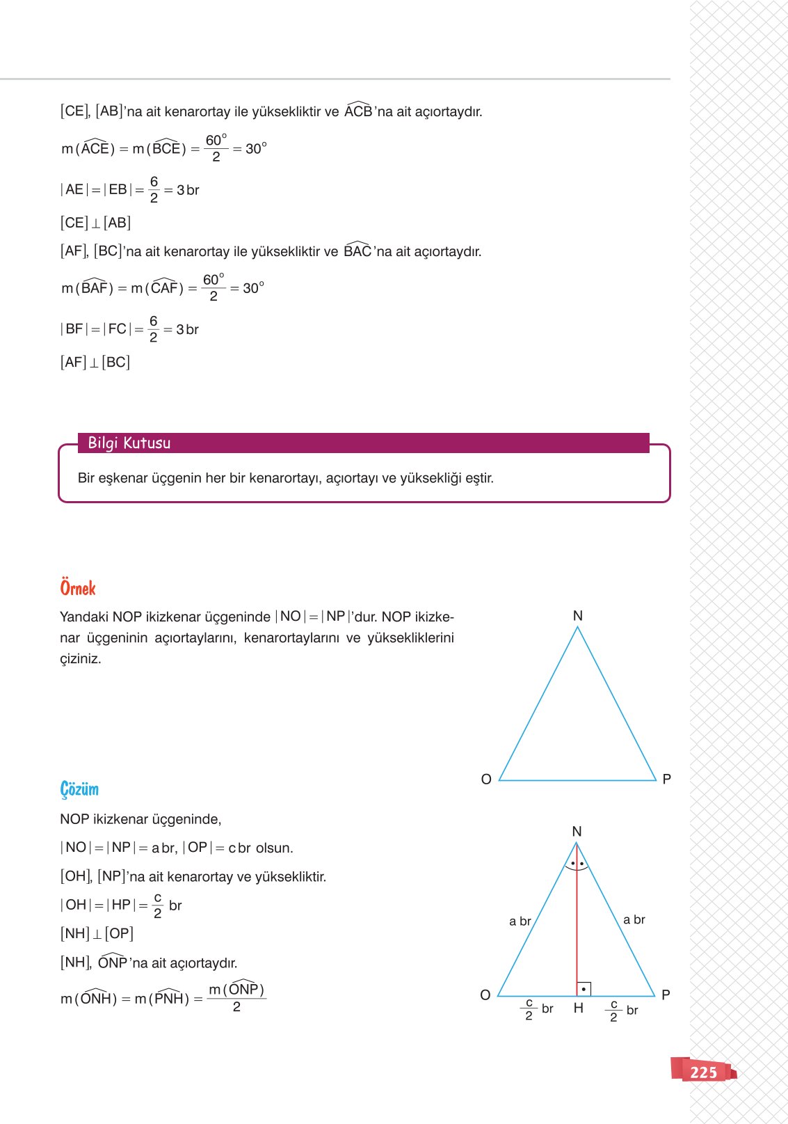 8. Sınıf Sonuç Yayınları Matematik Ders Kitabı Sayfa 225 Cevapları