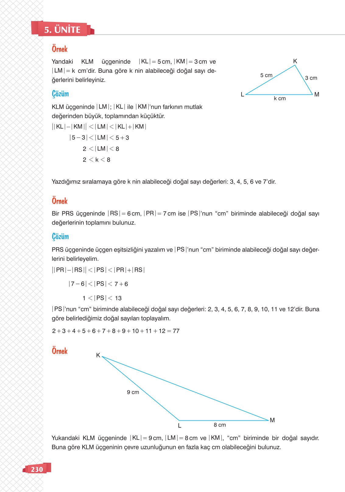 8. Sınıf Sonuç Yayınları Matematik Ders Kitabı Sayfa 230 Cevapları 8. Sınıf Sonuç Yayınları Matematik Ders Kitabı Sayfa 230 Cevapları