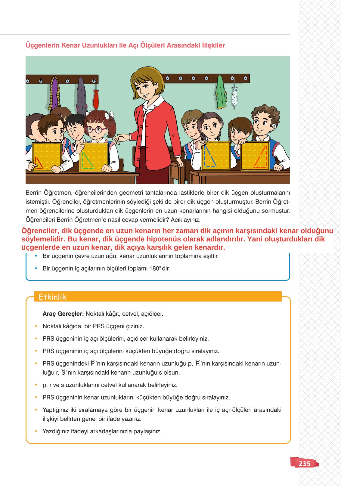 8. Sınıf Sonuç Yayınları Matematik Ders Kitabı Sayfa 235 Cevapları