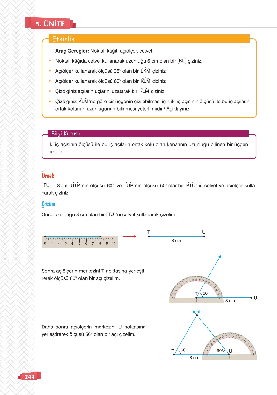 8. Sınıf Sonuç Yayınları Matematik Ders Kitabı Sayfa 244 Cevapları
