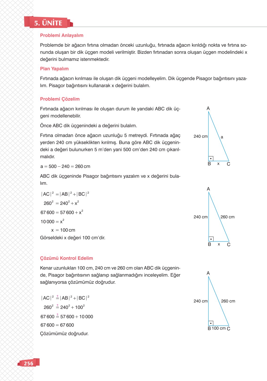 8. Sınıf Sonuç Yayınları Matematik Ders Kitabı Sayfa 256 Cevapları 8. Sınıf Sonuç Yayınları Matematik Ders Kitabı Sayfa 256 Cevapları