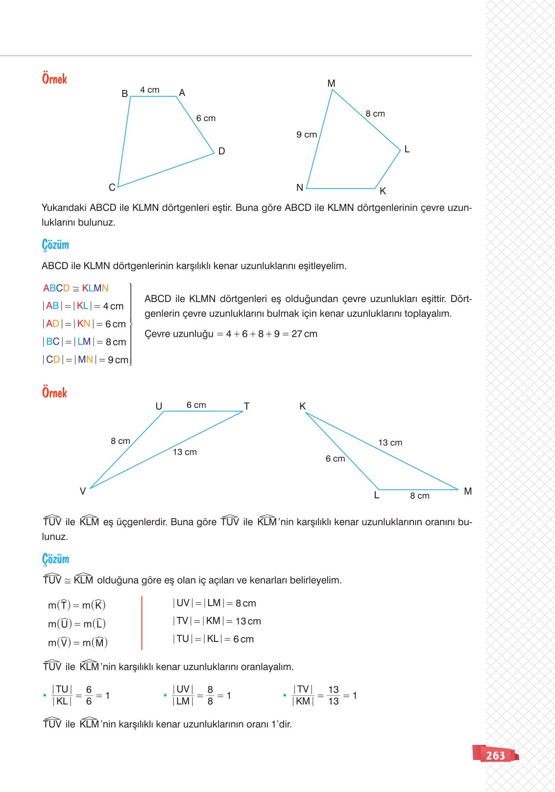 8. Sınıf Sonuç Yayınları Matematik Ders Kitabı Sayfa 263 Cevapları