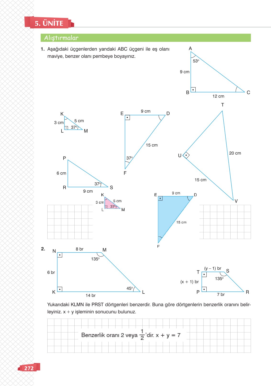 8. Sınıf Sonuç Yayınları Matematik Ders Kitabı Sayfa 272 Cevapları