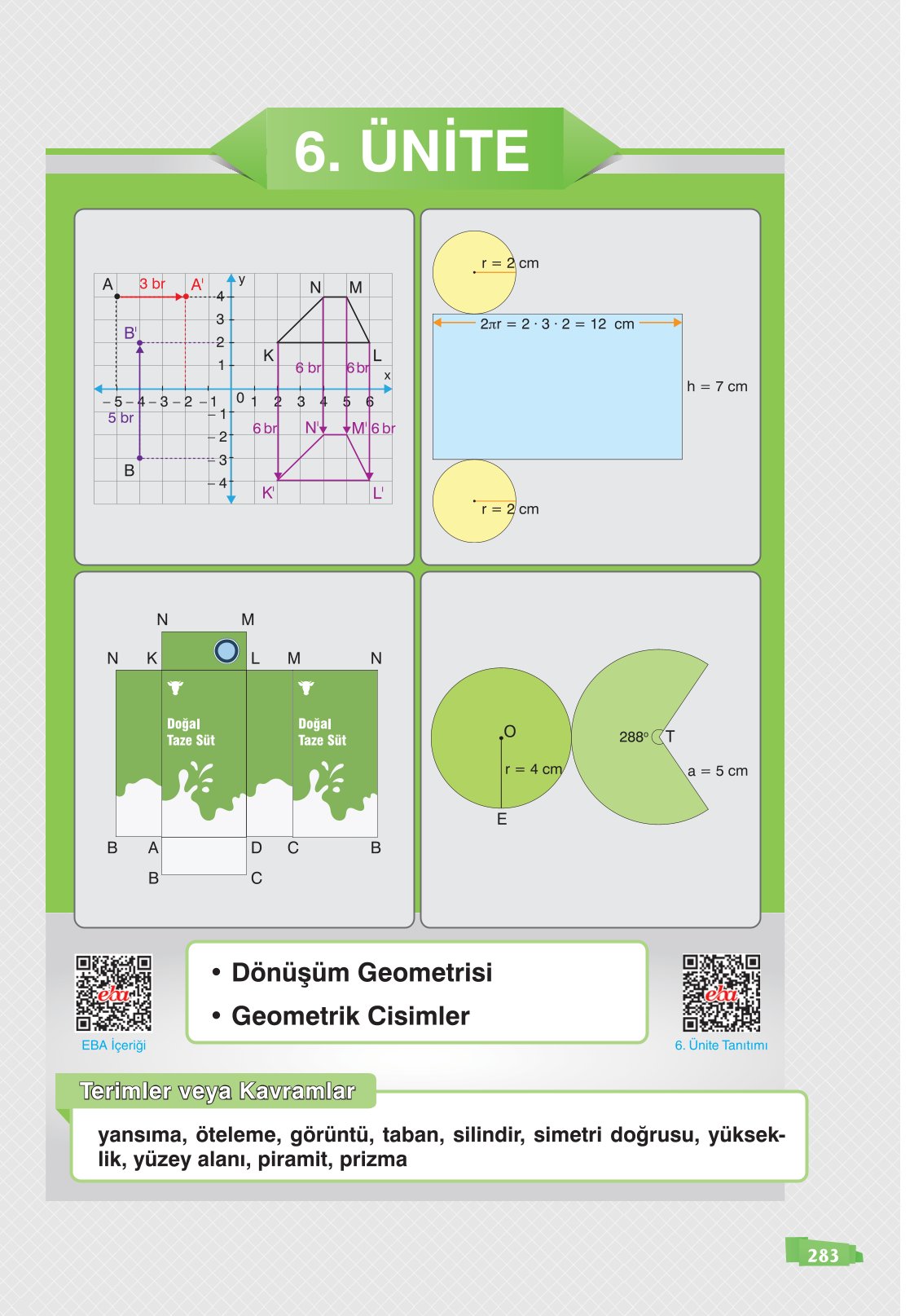 8. Sınıf Sonuç Yayınları Matematik Ders Kitabı Sayfa 283 Cevapları
