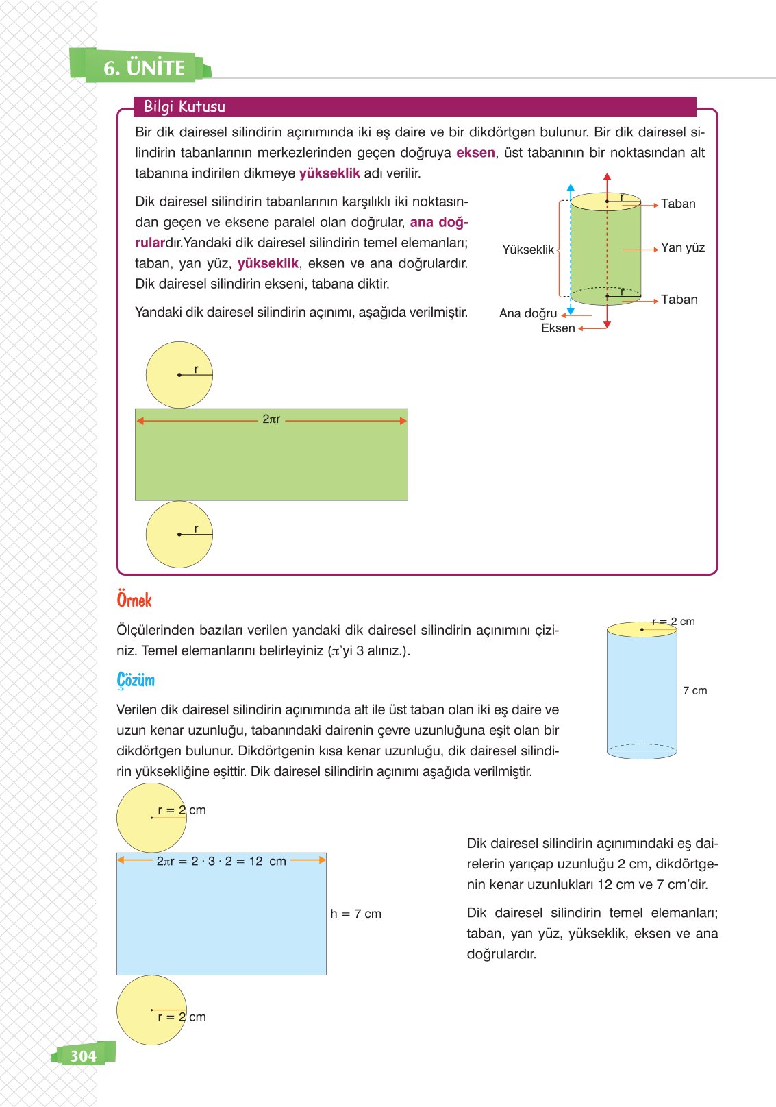 8. Sınıf Sonuç Yayınları Matematik Ders Kitabı Sayfa 304 Cevapları