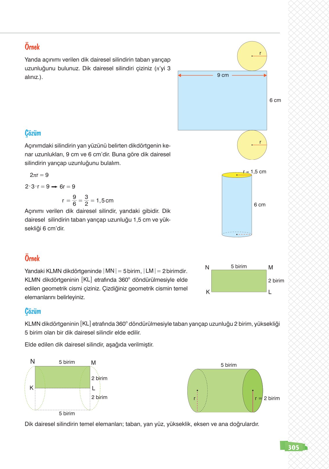 8. Sınıf Sonuç Yayınları Matematik Ders Kitabı Sayfa 305 Cevapları