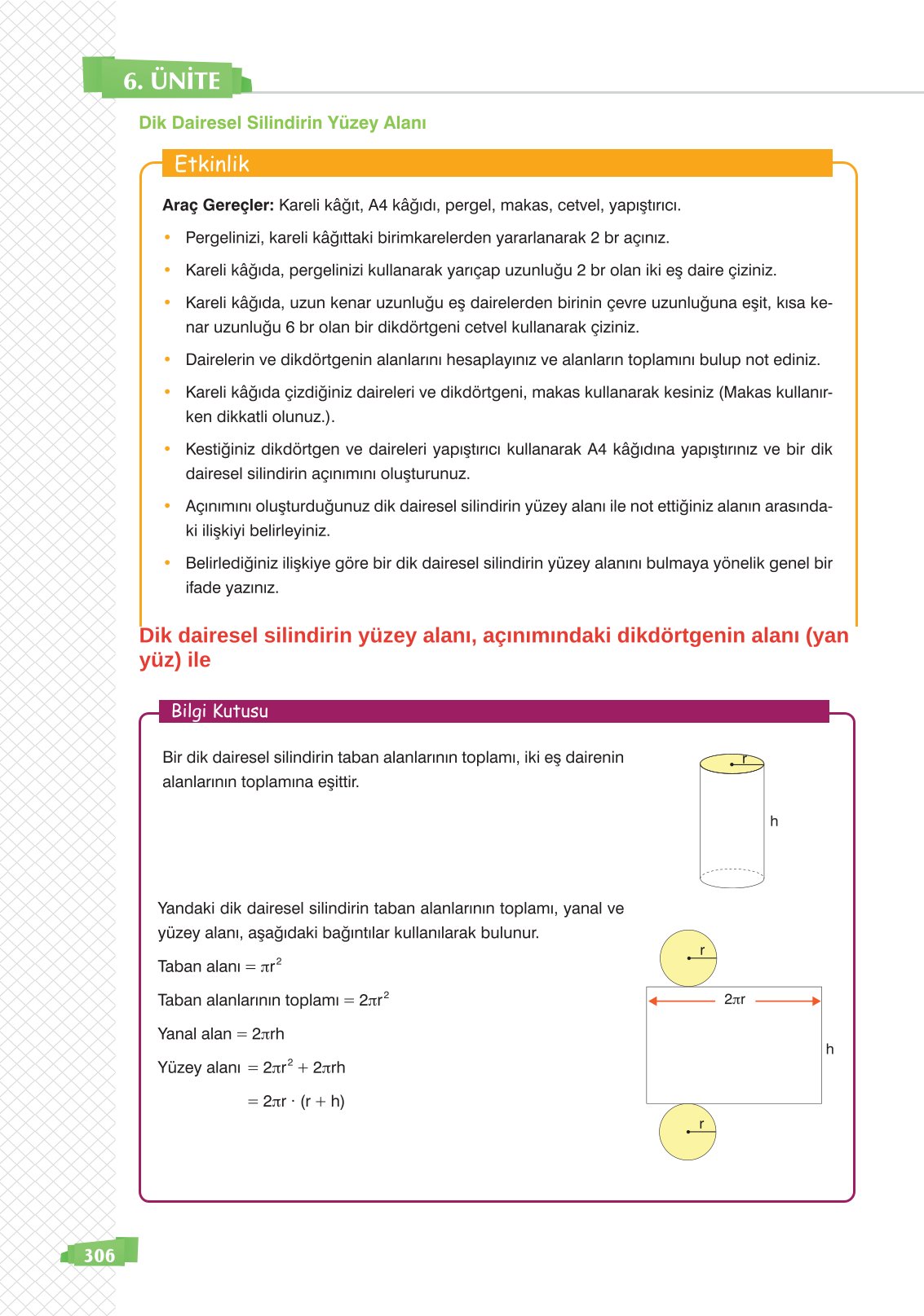8. Sınıf Sonuç Yayınları Matematik Ders Kitabı Sayfa 306 Cevapları