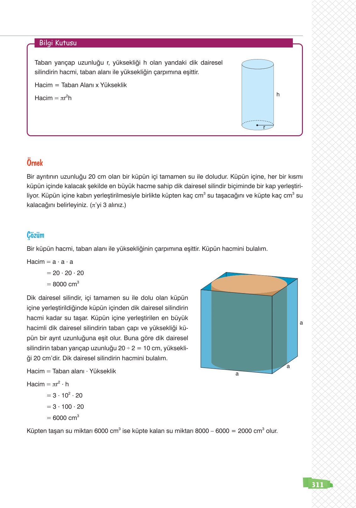 8. Sınıf Sonuç Yayınları Matematik Ders Kitabı Sayfa 311 Cevapları