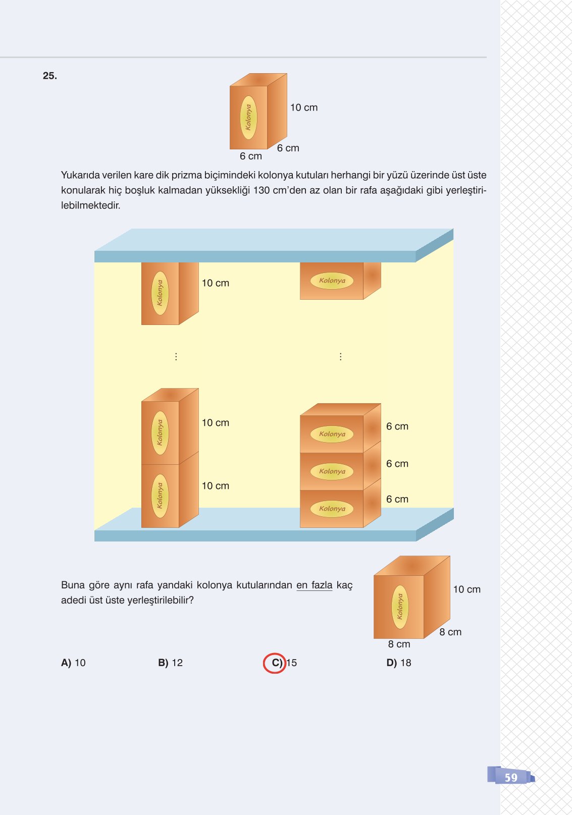 8. Sınıf Sonuç Yayınları Matematik Ders Kitabı Sayfa 59 Cevapları