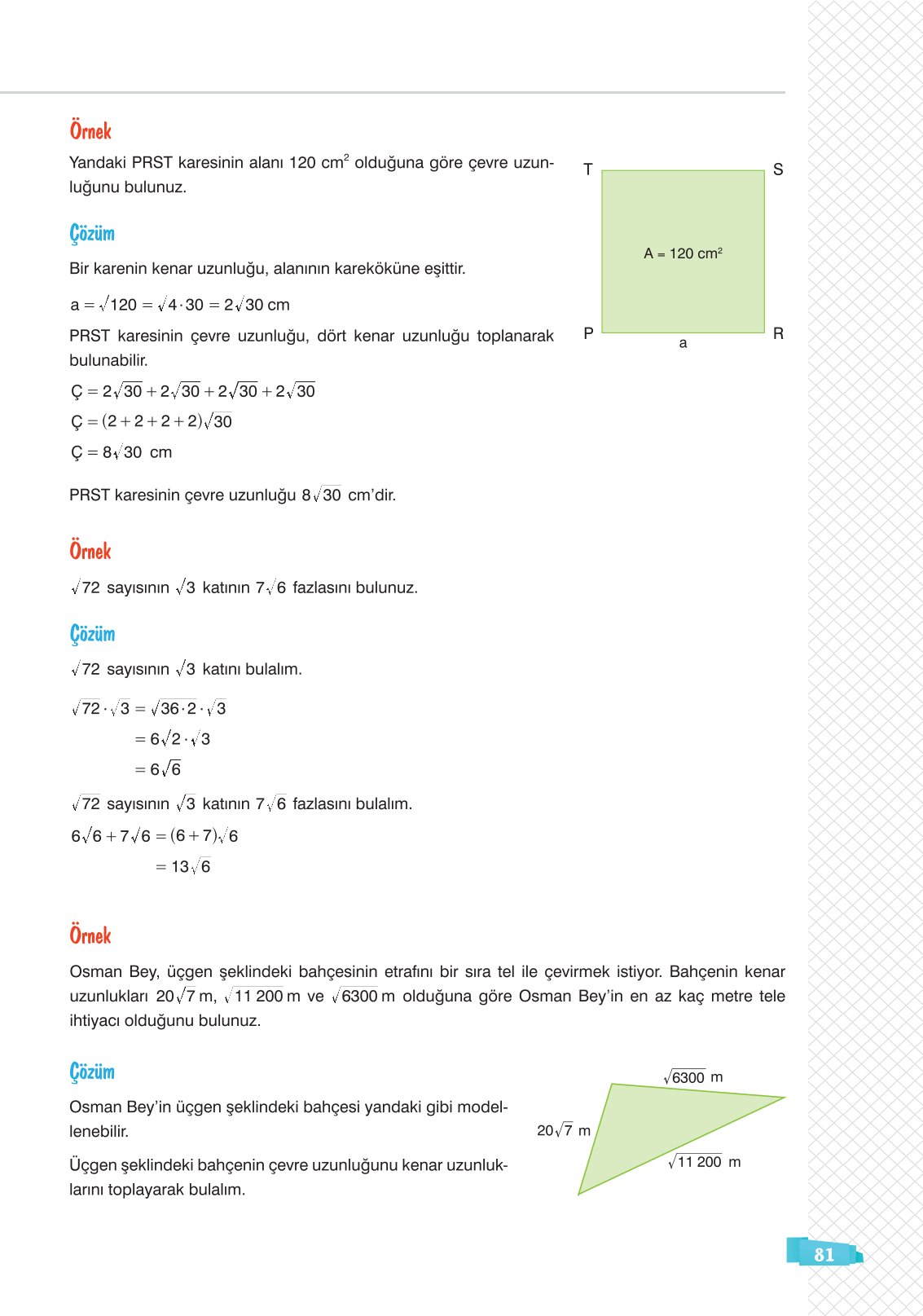 8. Sınıf Sonuç Yayınları Matematik Ders Kitabı Sayfa 81 Cevapları