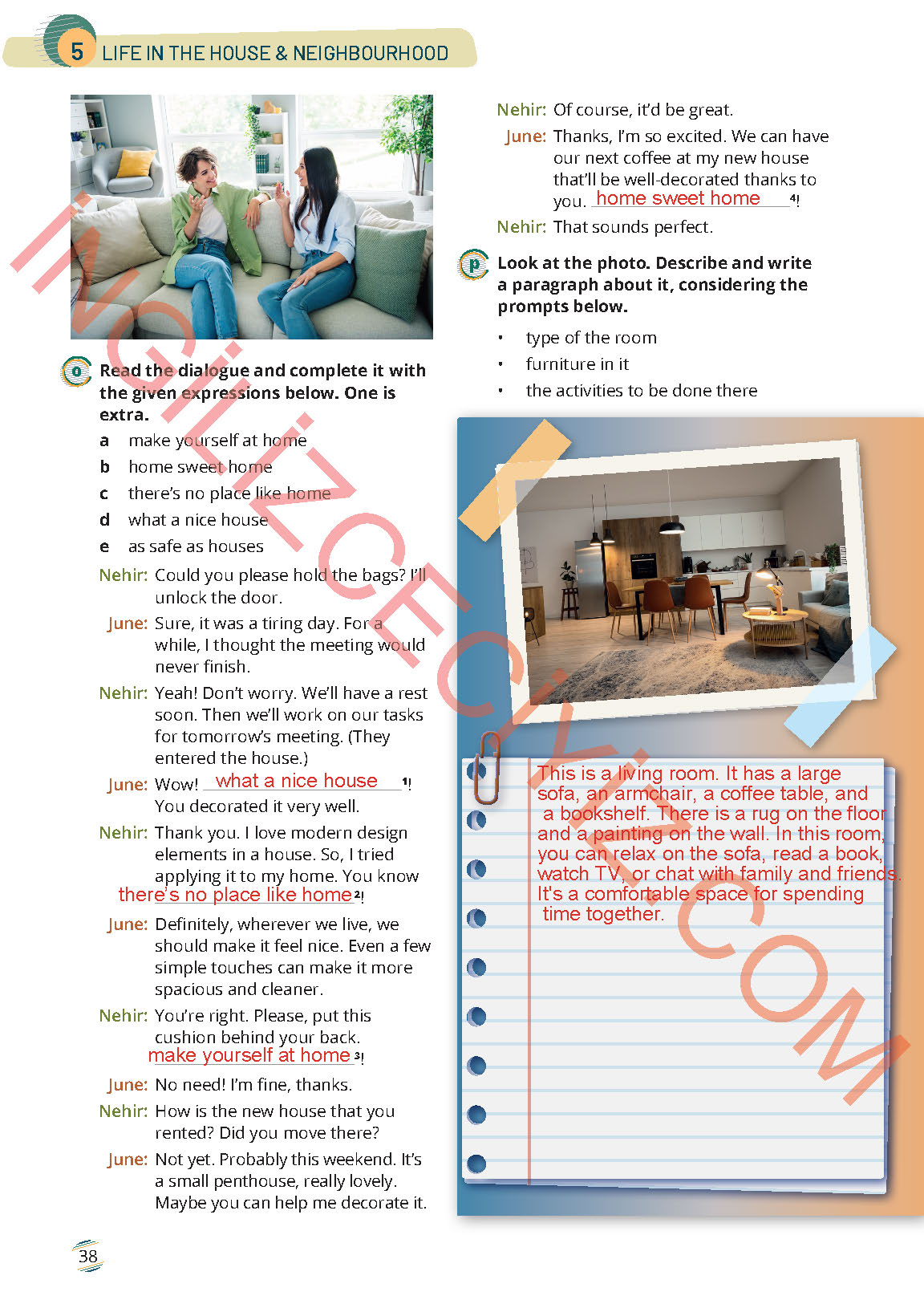 9. Sınıf İngilizce Meb Yayınları Çalışma Kitabı Sayfa 38 Cevapları 9. Sınıf İngilizce Meb Yayınları Çalışma Kitabı Sayfa 38 Cevapları