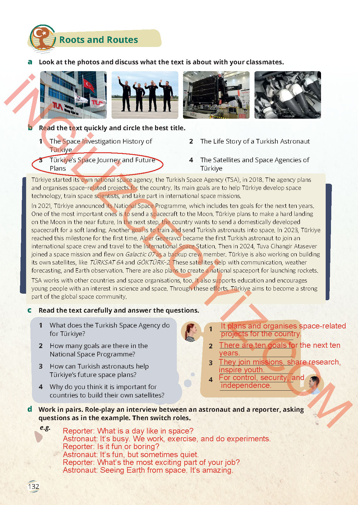 9. Sınıf İngilizce Meb Yayınları Ders Kitabı Sayfa 132 Cevapları 9. Sınıf İngilizce Meb Yayınları Ders Kitabı Sayfa 132 Cevapları