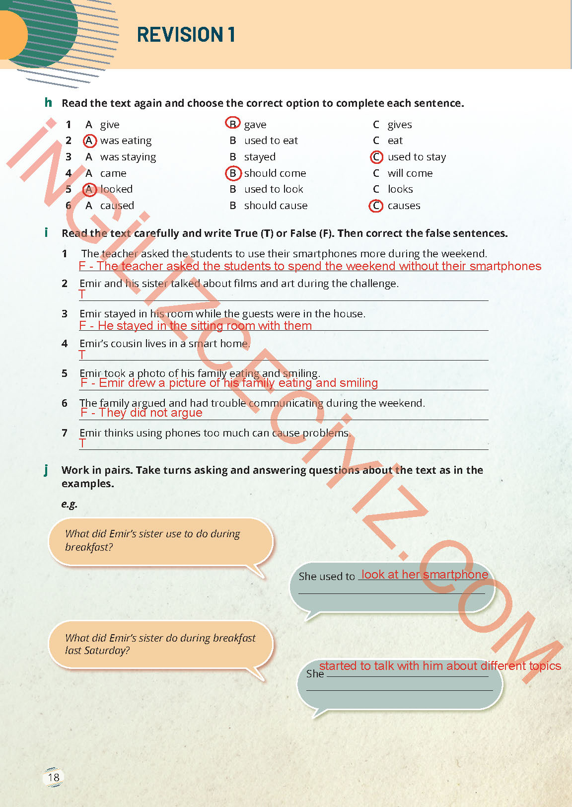 9. Sınıf İngilizce Meb Yayınları Ders Kitabı Sayfa 18 Cevapları 9. Sınıf İngilizce Meb Yayınları Ders Kitabı Sayfa 18 Cevapları