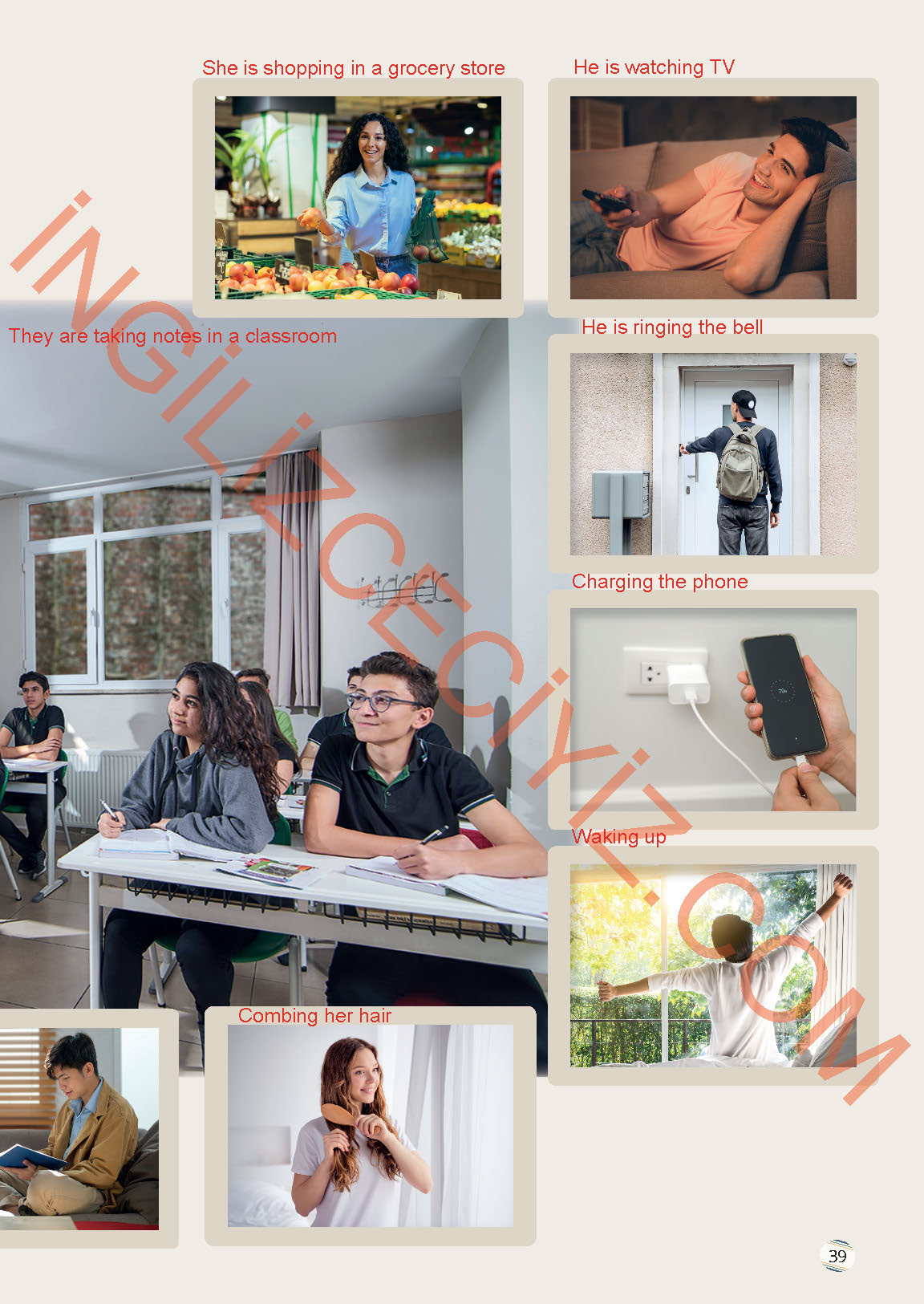 9. Sınıf İngilizce Meb Yayınları Ders Kitabı Sayfa 39 Cevapları