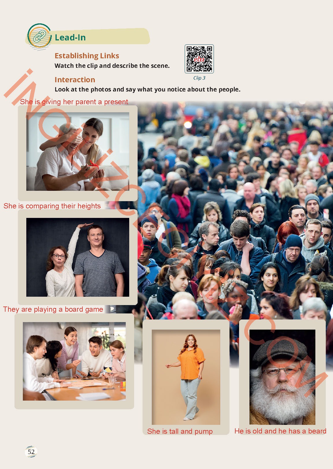 9. Sınıf İngilizce Meb Yayınları Ders Kitabı Sayfa 52 Cevapları