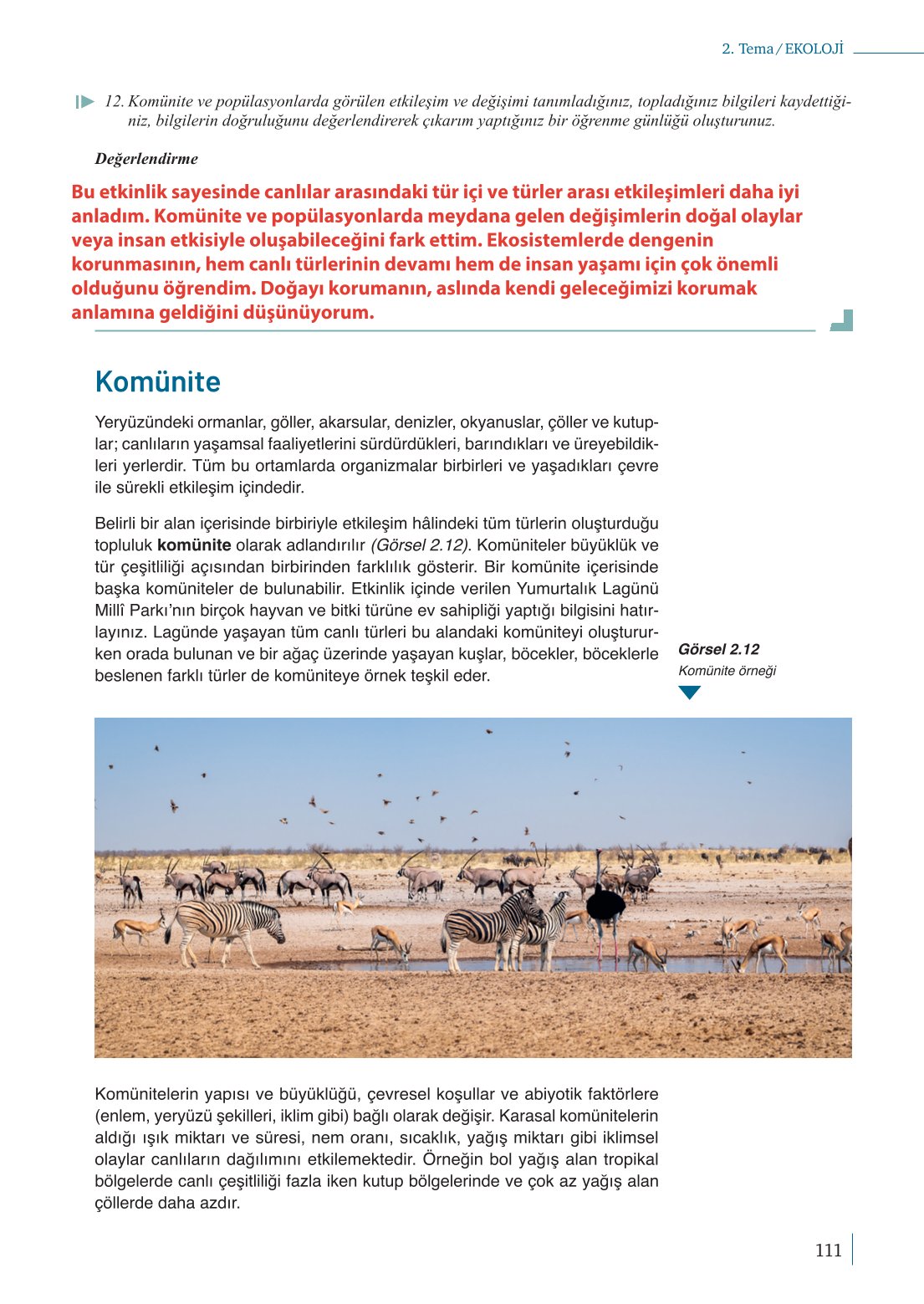 10. Sınıf Meb Yayınları Biyoloji Ders Kitabı Sayfa 111 Cevapları 10. Sınıf Meb Yayınları Biyoloji Ders Kitabı Sayfa 111 Cevapları