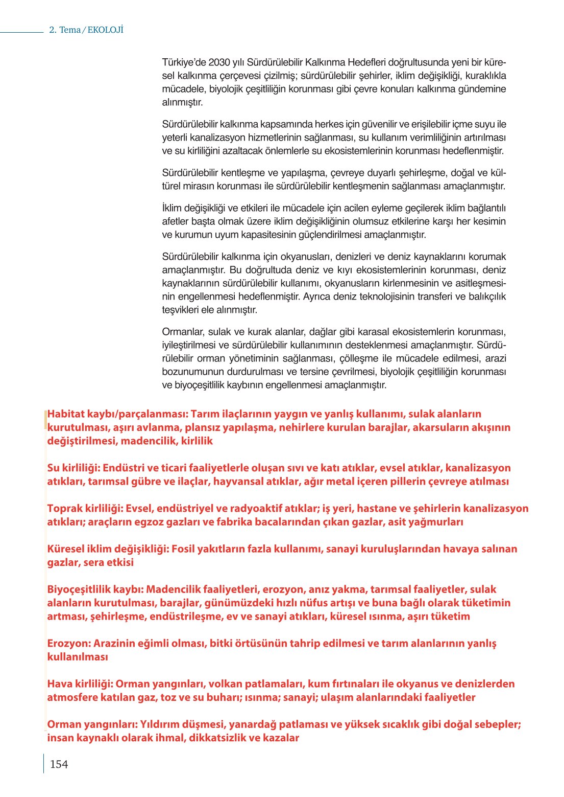 10. Sınıf Meb Yayınları Biyoloji Ders Kitabı Sayfa 154 Cevapları