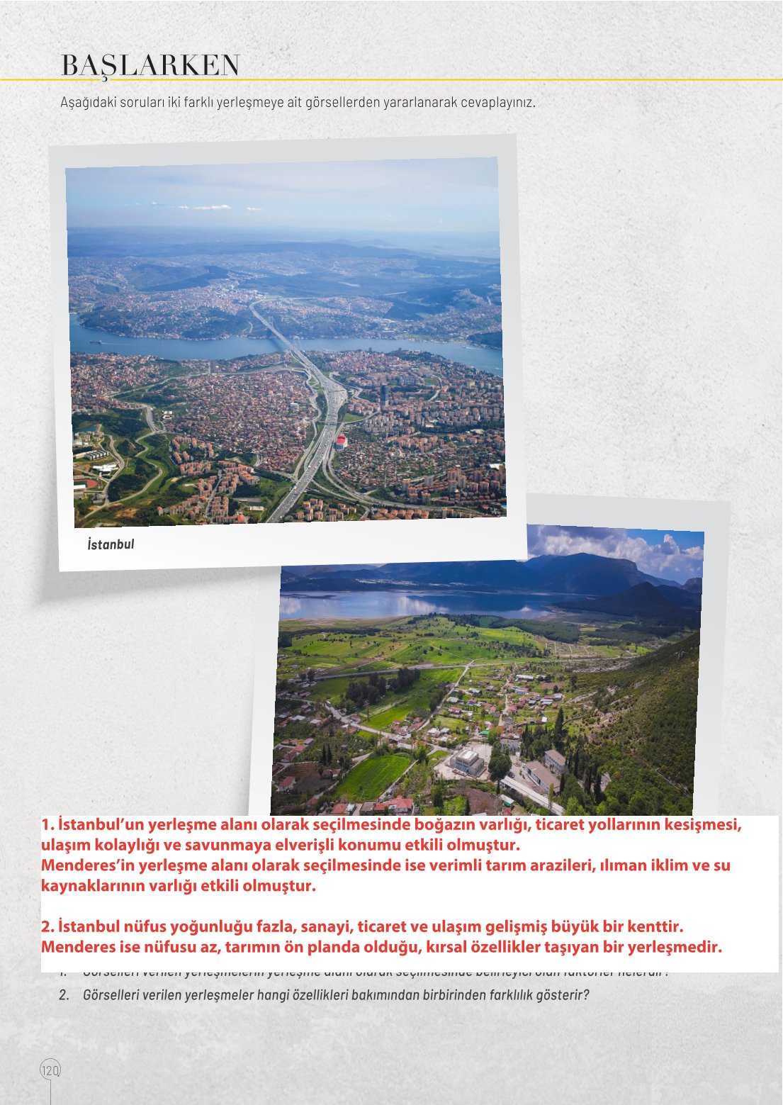 10. Sınıf Meb Yayınları Coğrafya Ders Kitabı Sayfa 120 Cevapları 10. Sınıf Meb Yayınları Coğrafya Ders Kitabı Sayfa 120 Cevapları