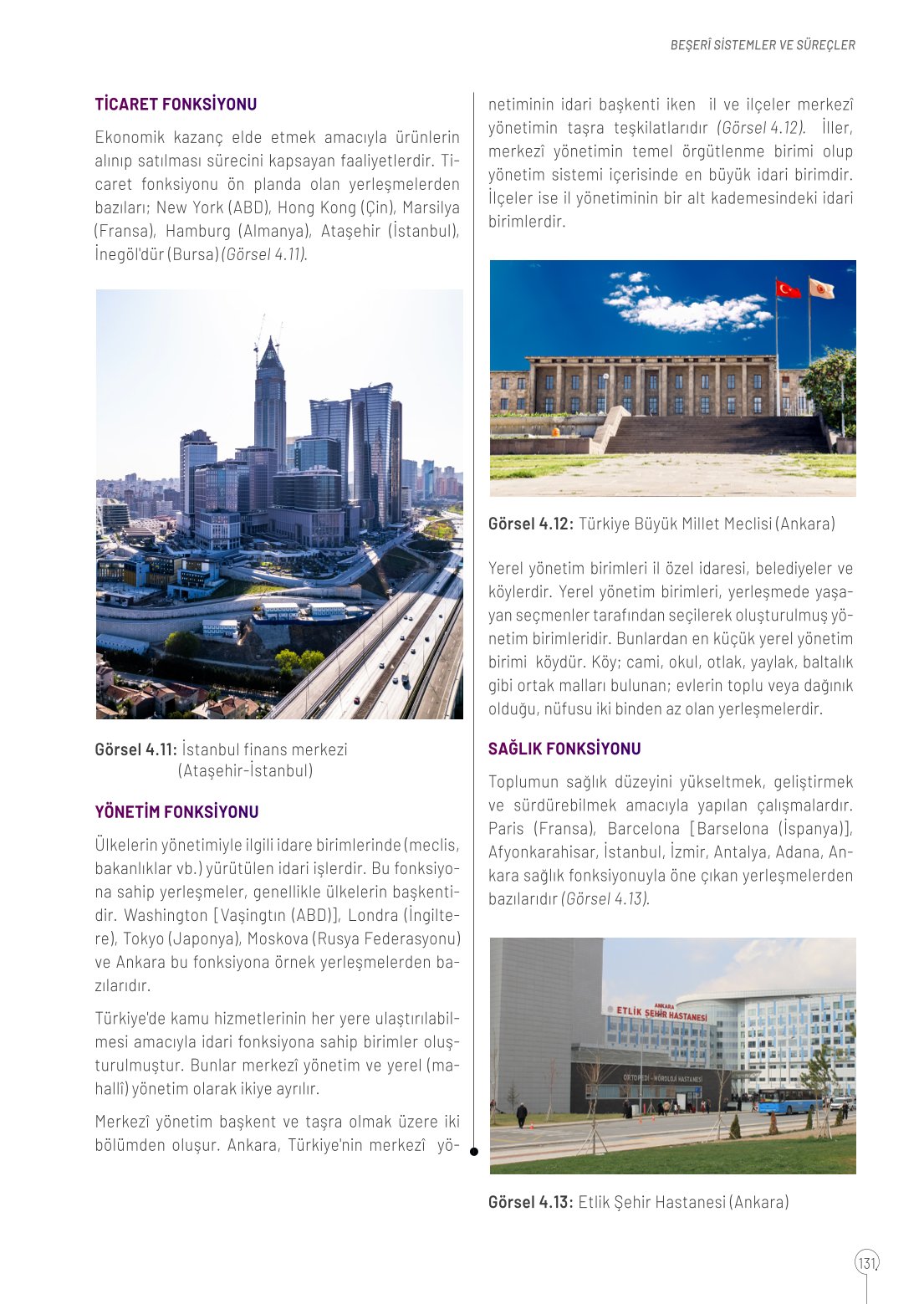 10. Sınıf Meb Yayınları Coğrafya Ders Kitabı Sayfa 131 Cevapları 10. Sınıf Meb Yayınları Coğrafya Ders Kitabı Sayfa 131 Cevapları