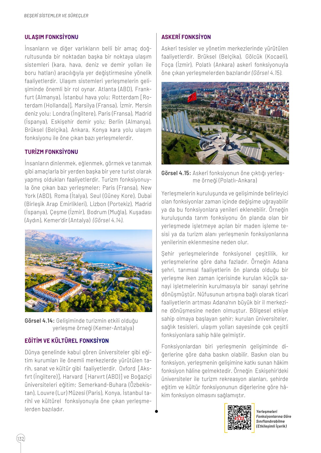 10. Sınıf Meb Yayınları Coğrafya Ders Kitabı Sayfa 132 Cevapları 10. Sınıf Meb Yayınları Coğrafya Ders Kitabı Sayfa 132 Cevapları