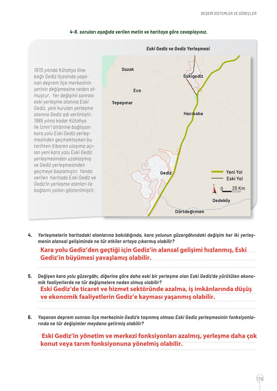 10. Sınıf Meb Yayınları Coğrafya Ders Kitabı Sayfa 139 Cevapları 10. Sınıf Meb Yayınları Coğrafya Ders Kitabı Sayfa 139 Cevapları