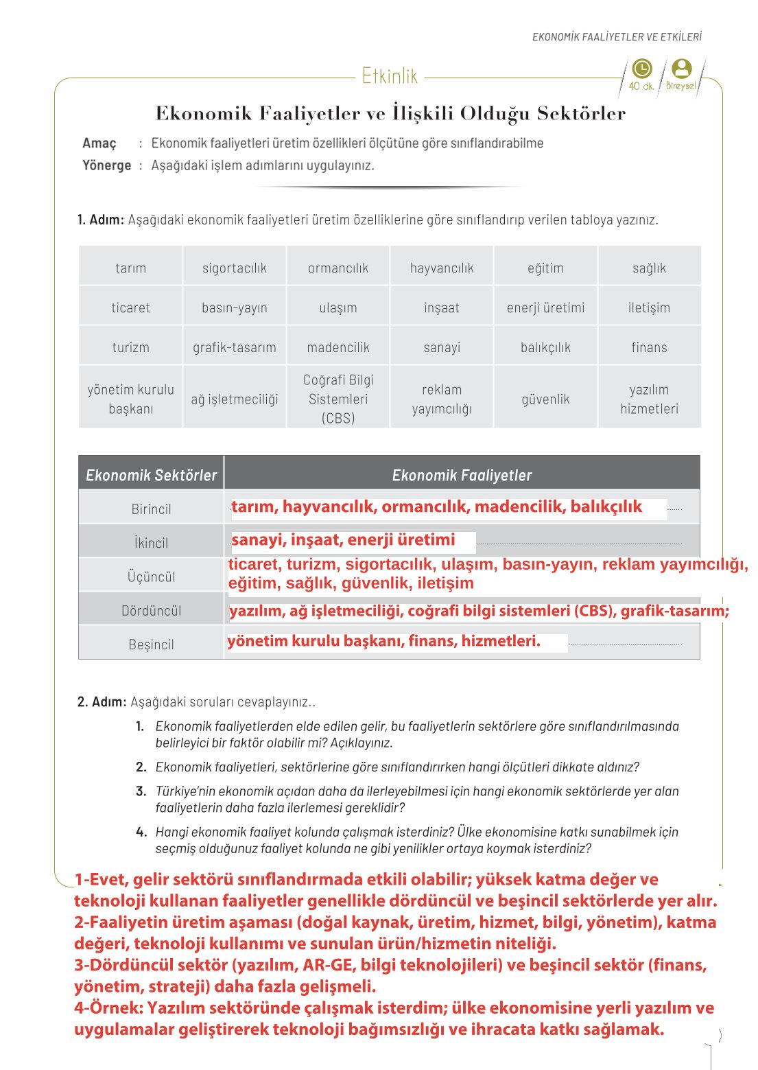 10. Sınıf Meb Yayınları Coğrafya Ders Kitabı Sayfa 151 Cevapları 10. Sınıf Meb Yayınları Coğrafya Ders Kitabı Sayfa 151 Cevapları
