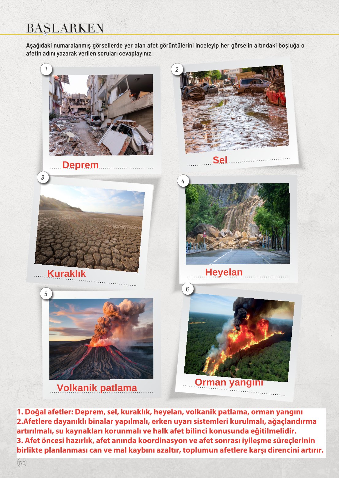 10. Sınıf Meb Yayınları Coğrafya Ders Kitabı Sayfa 170 Cevapları 10. Sınıf Meb Yayınları Coğrafya Ders Kitabı Sayfa 170 Cevapları