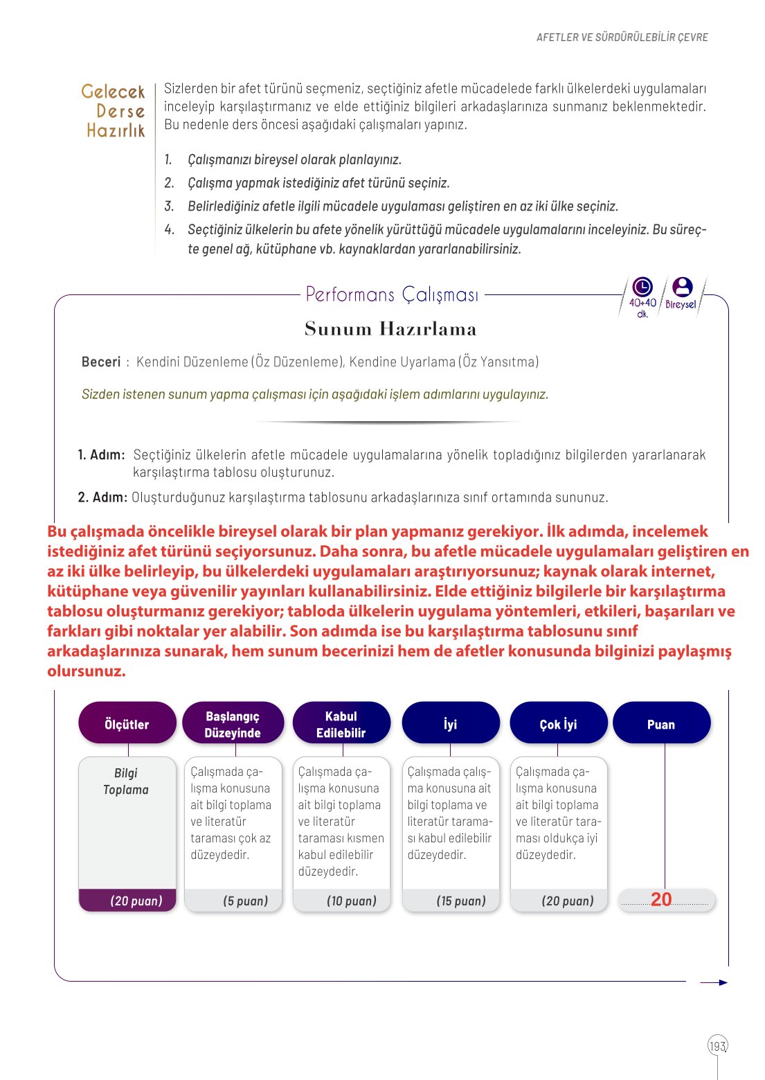 10. Sınıf Meb Yayınları Coğrafya Ders Kitabı Sayfa 193 Cevapları 10. Sınıf Meb Yayınları Coğrafya Ders Kitabı Sayfa 193 Cevapları