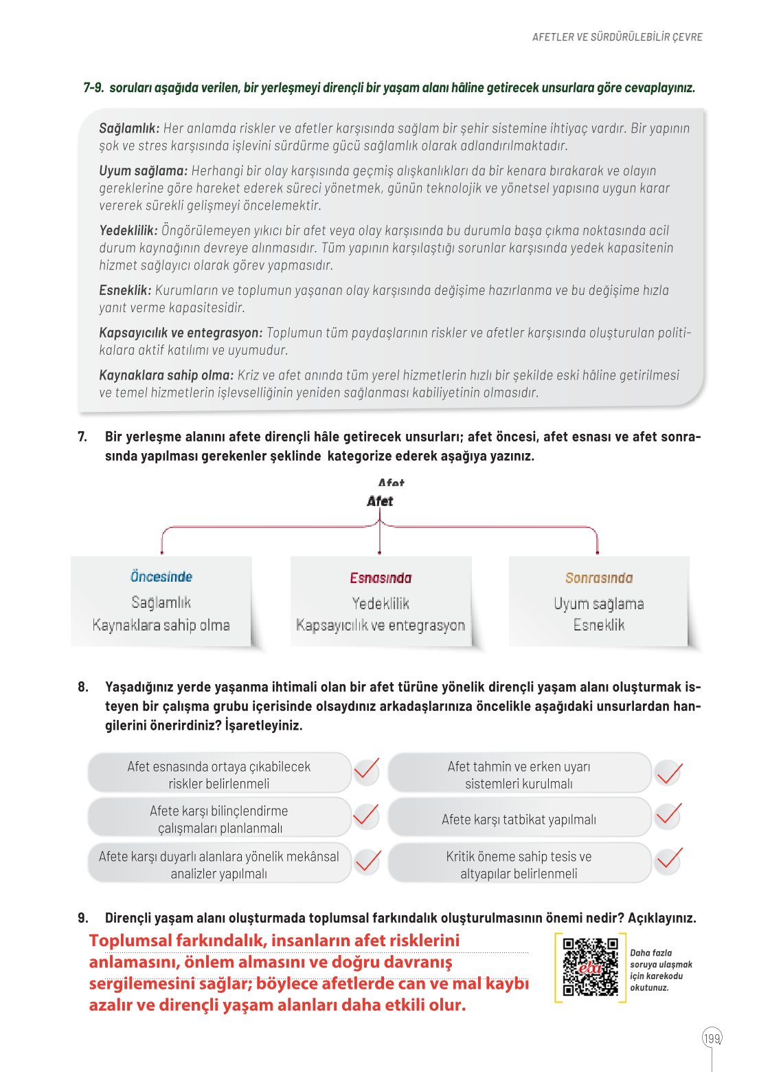 10. Sınıf Meb Yayınları Coğrafya Ders Kitabı Sayfa 199 Cevapları 10. Sınıf Meb Yayınları Coğrafya Ders Kitabı Sayfa 199 Cevapları