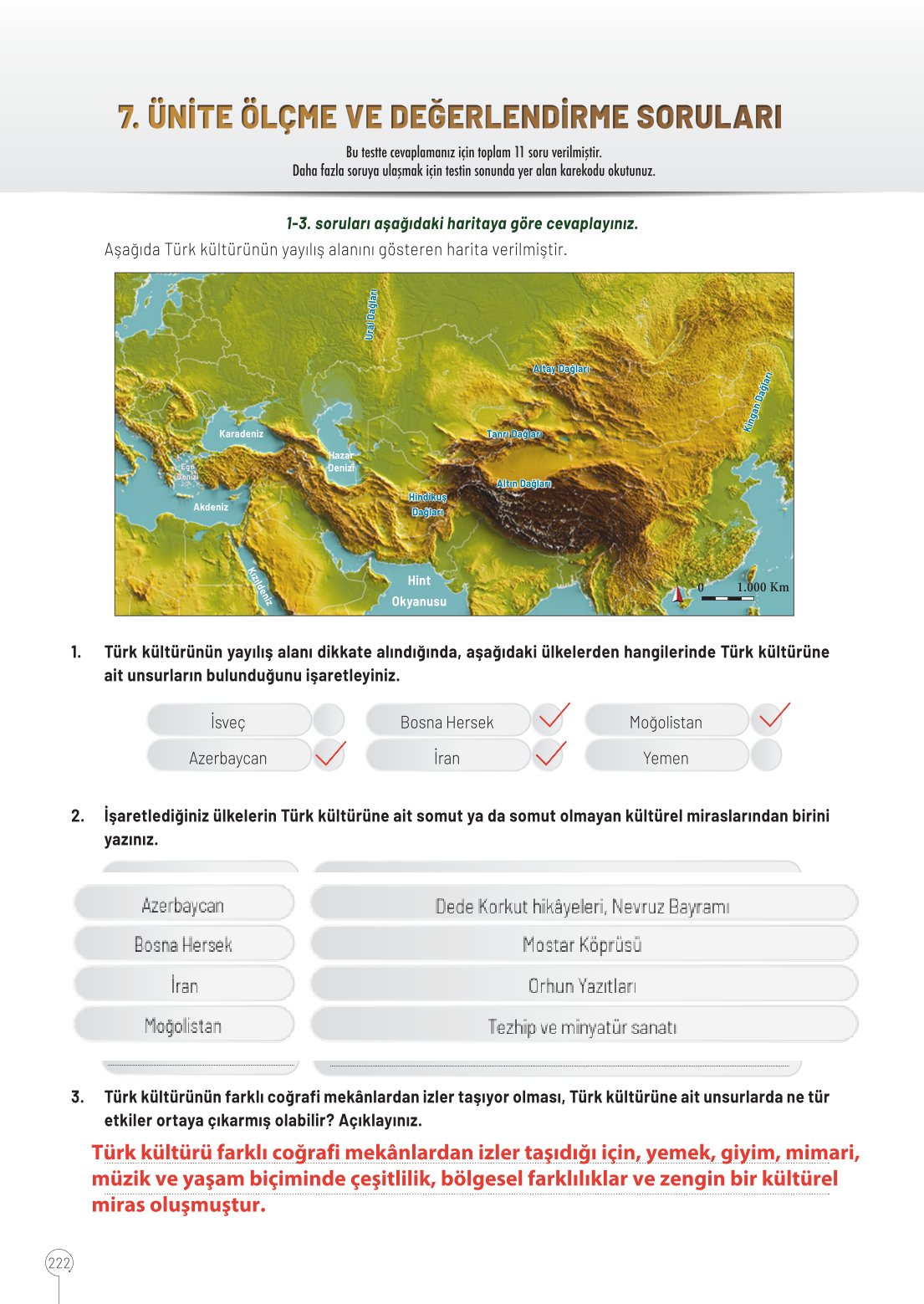 10. Sınıf Meb Yayınları Coğrafya Ders Kitabı Sayfa 222 Cevapları 10. Sınıf Meb Yayınları Coğrafya Ders Kitabı Sayfa 222 Cevapları