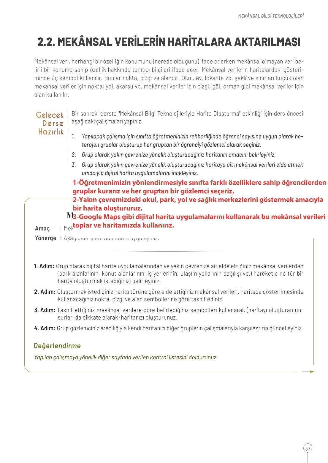 10. Sınıf Meb Yayınları Coğrafya Ders Kitabı Sayfa 37 Cevapları 10. Sınıf Meb Yayınları Coğrafya Ders Kitabı Sayfa 37 Cevapları